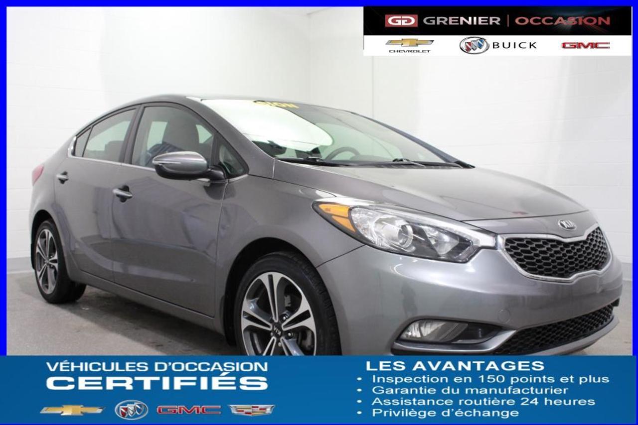 <a href=https://www.autoaubaine.com/Kia-Forte-c7024037.html>https://www.autoaubaine.com/Kia-Forte-c7024037.html</a>

JAMAIS ACCIDENTÉ + MAGS 17 COMMANDES VOCALES + écran tactile + caméra de recul + sièges chaufants + commandes audio au volant + régulateur de vitesse + volant inclinable + air climatisé + groupe électrique    Garantie jusquau 1 Mai 2019 ou 100 000 kilomètres    À voir absolument : un superbe KIA FORTE 2014, à vendre chez  GRENIER OCCASION CHEVROLET BUICK GMC  NOUS SOMMES OUVERT 7 JOURS PAR SEMAINE POUR MIEUX VOUS SERVIR  1275 CARRÉ MASSON , TERREBONNE    Nous sommes situé à 20 minutes Saint-Eustache/ Saint-Jérôme/Laval/Repentigny/montréal.  Programme de véhicules d occasion certifiés. Rapport Carproof disponible gratuitement. Inspection en 150 points.  Le prix affiché inclus un rabais de 500 $ avec un financement.