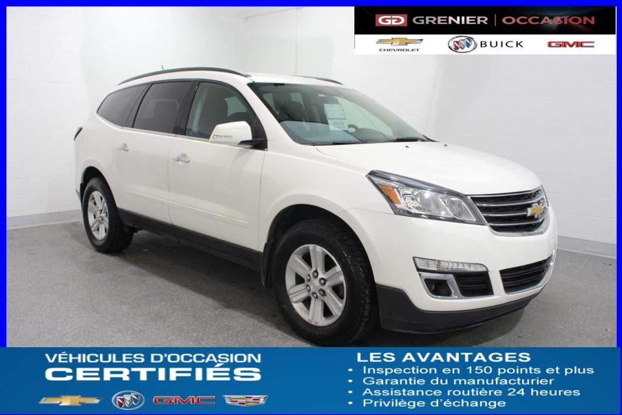 <a href=https://www.autoaubaine.com/Chevrolet-Traverse-c7010277.html>https://www.autoaubaine.com/Chevrolet-Traverse-c7010277.html</a>

**JAMAIS ACCIDENTÉ + 7 PASSAGERS + SIÈGES CHAUFFANTS + DÉMARREUR À DISTANCE + caméra de recul + radar de recul + régulateur de vitesse + commandes vocales + commandes audio au volant + air climatisé*    GARANTIE JUSQUAU 14 MAI 2019 OU 160 000 KILOMÈTRES    À voir absolument : un superbe CHEVROLET TRAVERSE 2014, à vendre chez  GRENIER OCCASION CHEVROLET BUICK GMC  NOUS SOMMES OUVERT 7 JOURS PAR SEMAINE POUR MIEUX VOUS SERVIR  1275 CARRÉ MASSON , TERREBONNE    Nous sommes situé à 20 minutes Saint-Eustache/ Saint-Jérôme/Laval/Repentigny/montréal.  Programme de véhicules d occasion certifiés. Rapport Carproof disponible gratuitement. Inspection en 150 points.  Privilège d échange de sept jours ou 1000 km.   Le prix affiché inclus un rabais de 500 $ avec un financement.