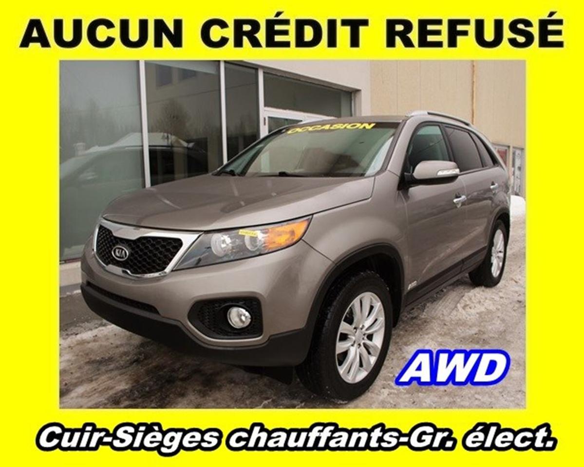 <a href=https://www.stjeromechevrolet.com/occasion/Kia-Sorento-2011.html>https://www.stjeromechevrolet.com/occasion/Kia-Sorento-2011.html</a>

**Rapport dhistorique + dinspection**Véhicule disponible pour une DURÉE LIMITÉE**Programme 100% approuvé et 0$ comptant UNIQUE (financement facile et rapide)**APPROBATION en 10 minutes / 250 plans de financement disponibles**Programme TRANQUILITÉ DESPRIT CERTIFIÉ et remise à neuf offert**Prêt pour LIVRAISON IMMÉDIATE**ON REPREND TOUT EN ÉCHANGE : Autos, camions, VTT, motos, motoneiges, bateaux, VR et plus**Jusquà 35% DE PLUS que la valeur du marché pour votre échange**LIVRAISON PARTOUT au Québec et au Canada**Informez-vous! + de 500 AUTRES VÉHICULES et camions doccasion sur place. Plus de 6000 autres disponibles sur demande **WE SPEAK ENGLISH TOO! SO DONT HESITATE TO CALL US OR TO COME SEE US **Moteur 6 cyl. 3.5L**Traction intégrale**Sièges chauffants en cuir**A/C**Sièges à réglage électrique**Groupe électrique**Et beaucoup plus!**3.5L 6 cylinder engine**All Wheel Drive**Heated leather seats**A/C**Power seats**Power windows**And much more!**Certified CarProof report + inspection**Vehicle available for a LIMITED TIME**EXCLUSIVE 100% approved credit and $0 cash down Program (easy financing)**BE APPROVED in 10 minutes / 250 financing plans**Ready for FAST DELIVERY**WE TAKE ALL TRADE-INS: cars, trucks, ATVS, snowmobiles, motorcycles, boats, RV and more.**Up to 35% MORE for your trade-in**DELIVERY EVERYWHERE in Quebec and Canada**Contact us! More than 500 OTHER CARS, SUV and trucks available.Nos conseillers certifiés et professionnels sauront vous offrir une expérience dachat personnalisée et conviviale pour lachat de votre nouveau véhicule. Certains accessoires additionnels en sus. Bien que nous ayons pris toutes les mesures raisonnables pour nous assurer de la précision des renseignements fournis, nous ne sommes pas responsables de toute erreur ou omission. Veuillez contre-vérifier les renseignements auprès de lun de nos experts. Dans le cas où un véhicule publié contiendrait des renseignements inexacts à cause dune erreur typographique, photographique, sur le prix ou autre, le concessionnaire se réserve le droit de refuser ou dannuler toute demande. Contactez-nous aussi pour en savoir plus sur nos rabais additionnels en concession.Our certified and professional consultants will offer you a personalized and user-friendly purchasing experience for your new vehicle. Although we have taken all reasonable steps to ensure the accuracy of the information provided, we are not responsible for any errors or omissions. Please check with one of our experts. In the event that a published vehicle contains inaccurate information due to a typographical, photographic, price or other error, the dealer reserves the right to refuse or cancel any request. Contact us to learn more about our additional dealer discounts.
