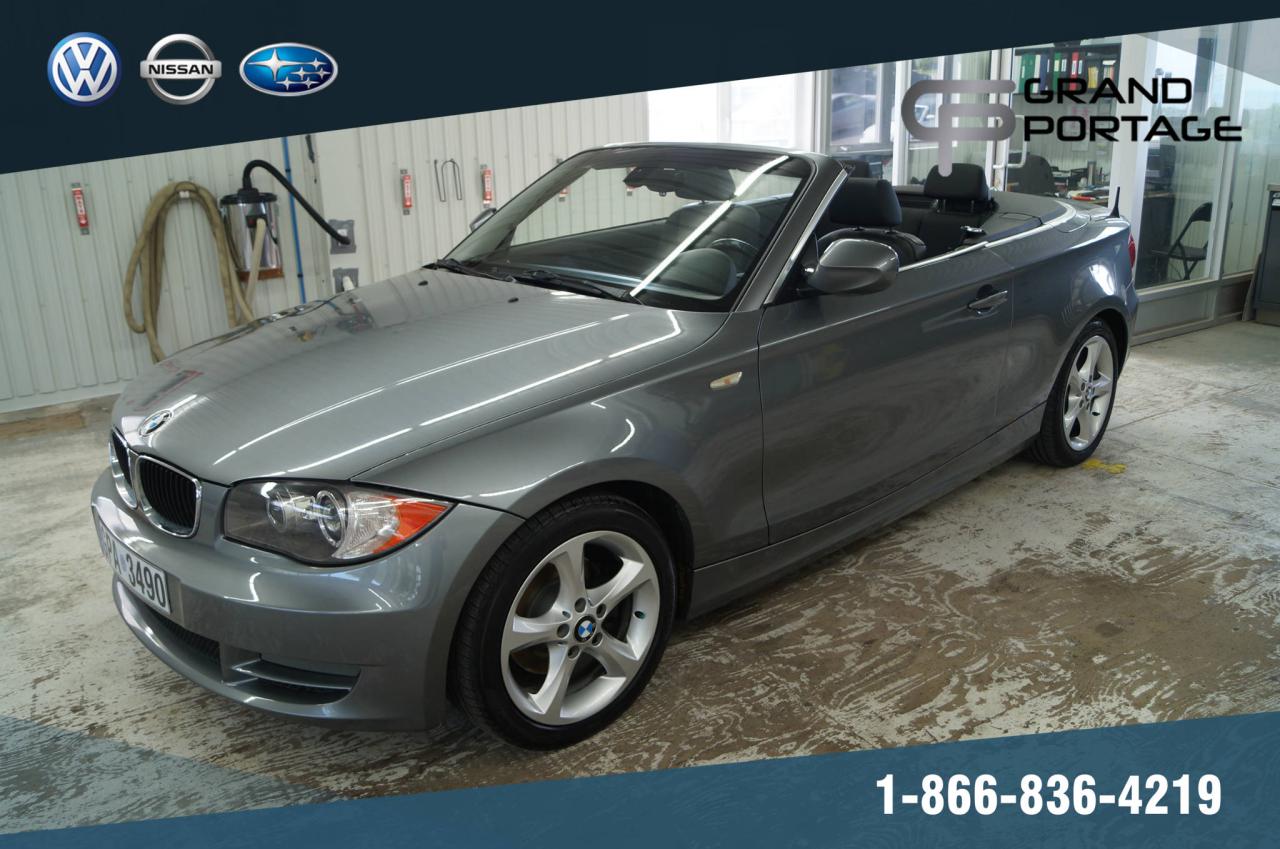 Used 2011 BMW 1 Series 128i Cabriolet 3.0L + MANUEL + CUIR + MA for sale in Rivière-Du-Loup, QC
