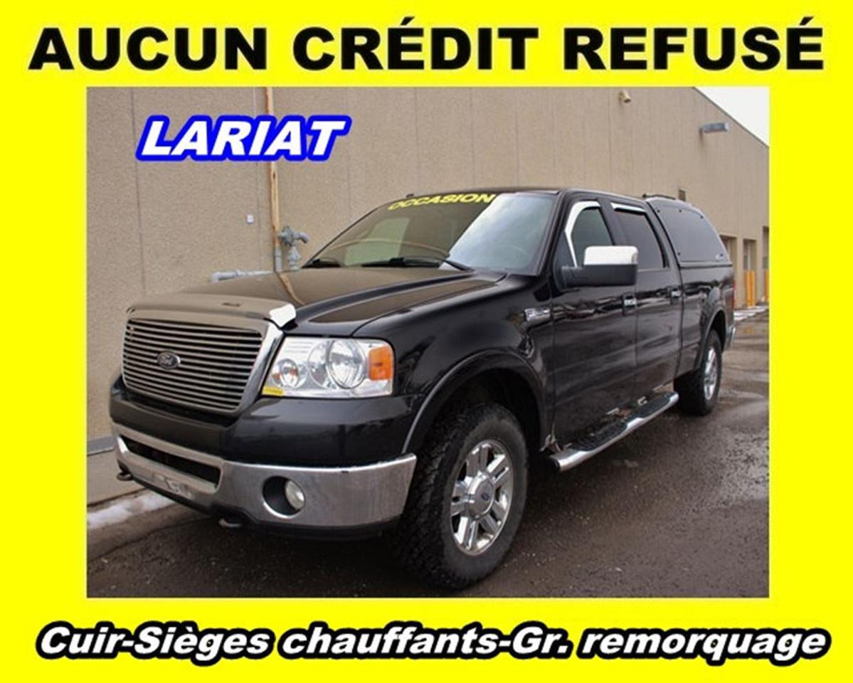 <a href=https://www.stjeromechevrolet.com/occasion/Ford-F150-2008.html>https://www.stjeromechevrolet.com/occasion/Ford-F150-2008.html</a>

**Rapport dhistorique CERTIFIÉ  **Véhicule disponible pour une DURÉE LIMITÉE  **Programme 100% approuvé et 0$ comptant UNIQUE (financement facile et rapide)  **APPROBATION en 10 minutes / 250 plans de financement disponibles  **Programme TRANQUILITÉ DESPRIT CERTIFIÉ et remise à neuf offert  **Prêt pour LIVRAISON IMMÉDIATE  **ON REPREND TOUT EN ÉCHANGE : Autos, camions, VTT, motos, motoneiges, bateaux, VR et plus  **Jusquà 35% DE PLUS que la valeur du marché pour votre échange  **LIVRAISON PARTOUT au Québec et au Canada  **Informez-vous! + de 500 AUTRES VÉHICULES et camions doccasion sur place. Plus de 6000 autres disponibles sur demande    **WE SPEAK ENGLISH TOO! SO DONT HESITATE TO CALL US OR TO COME SEE US    **Intérieur en cuir  **Jantes aluminium  **Sièges chauffants  **Commandes audio au volant  **Ensemble de remorquage  **Marche-pieds  **Climatiseur  **Régulateur de vitesse  **Télédéverrouillage  **Prises de courant 12V  **Et beaucoup plus!    **Leather interior  **Aluminium Mags  **Heated seats  **Mounted steering wheels audio controls  **Towing assembly  **Running boards  **A/C clean system  **Cruise control  **Remote keyless entry  **12V power outlets  **And much more!    **Certified CarProof report  **Vehicle available for a LIMITED TIME  **EXCLUSIVE 100% approved credit and $0 cash down Program (easy financing)  **BE APPROVED in 10 minutes / 250 financing plans  **Ready for FAST DELIVERY  **WE TAKE ALL TRADE-INS: cars, trucks, ATVS, snowmobiles, motorcycles, boats, RV and more.  **Up to 35% MORE for your trade-in  **DELIVERY EVERYWHERE in Quebec and Canada  **Contact us! More than 500 OTHER CARS, SUV and trucks available.    Nos conseillers certifiés et professionnels sauront vous offrir une expérience dachat personnalisée et conviviale pour lachat de votre nouveau véhicule. Certains accessoires additionnels en sus. Bien que nous ayons pris toutes les mesures raisonnables pour nous assurer de la précision des renseignements fournis, nous ne sommes pas responsables de toute erreur ou omission. Veuillez contre-vérifier les renseignements auprès de lun de nos experts. Dans le cas où un véhicule publié contiendrait des renseignements inexacts à cause dune erreur typographique, photographique, sur le prix ou autre, le concessionnaire se réserve le droit de refuser ou dannuler toute demande. Contactez-nous aussi pour en savoir plus sur nos rabais additionnels en concession.    Our certified and professional consultants will offer you a personalized and user-friendly purchasing experience for your new vehicle. Although we have taken all reasonable steps to ensure the accuracy of the information provided, we are not responsible for any errors or omissions. Please check with one of our experts. In the event that a published vehicle contains inaccurate information due to a typographical, photographic, price or other error, the dealer reserves the right to refuse or cancel any request. Contact us to learn more about our additional dealer discounts