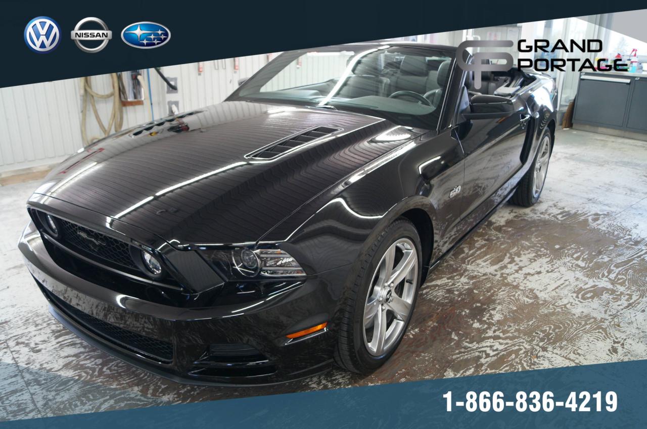 Used 2014 Ford Mustang GT Décapotable 5.0L + AUTO + CUIR + MAGS for sale in Rivière-Du-Loup, QC