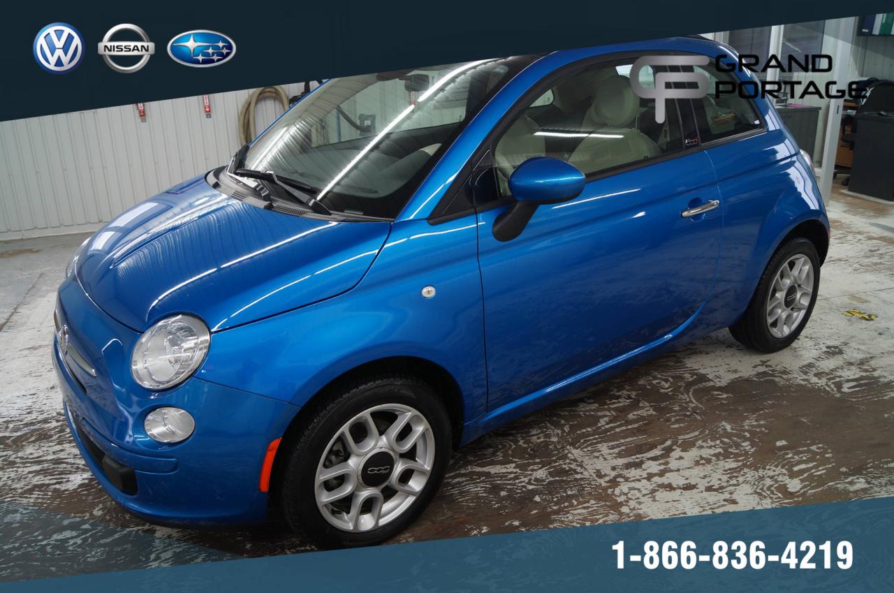 Used 2015 Fiat 500C Décapotable 1.4L + AUTO + MAGS + AC + CR for sale in Rivière-Du-Loup, QC