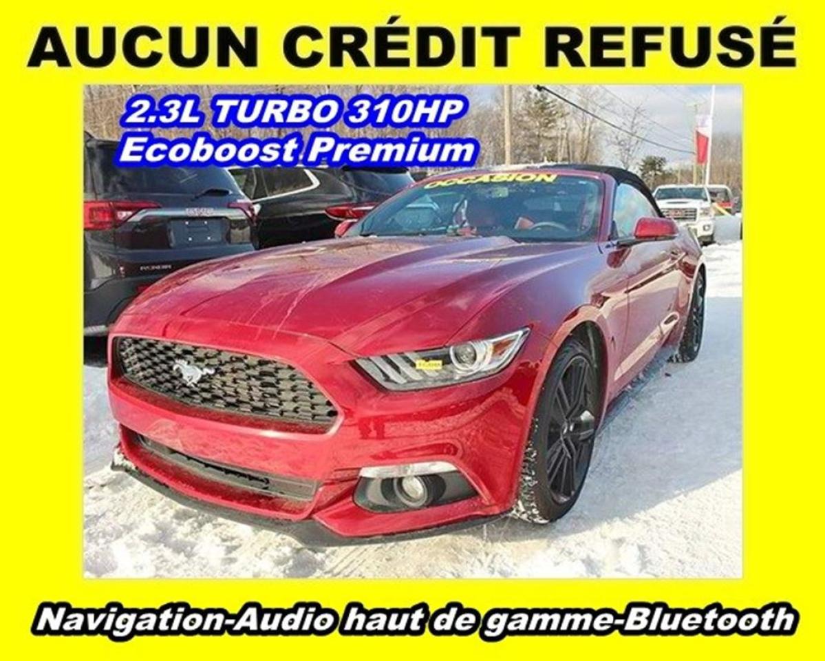 Used 2015 Ford Mustang Premium Convertible for sale in St-Jérôme, QC