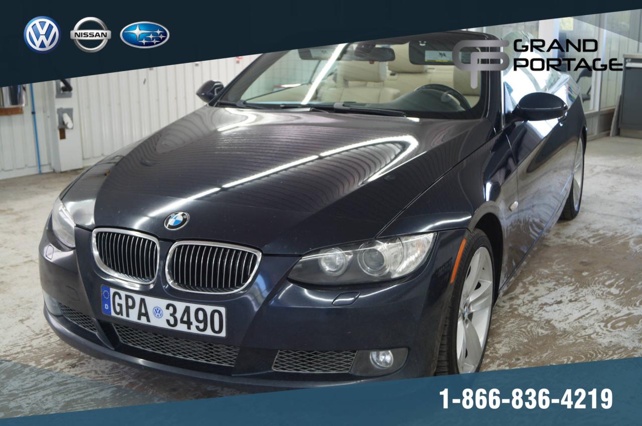 Used 2008 BMW 3 Series 335i Cabriolet 3.0L + AUTO + CUIR + AC + for sale in Rivière-Du-Loup, QC