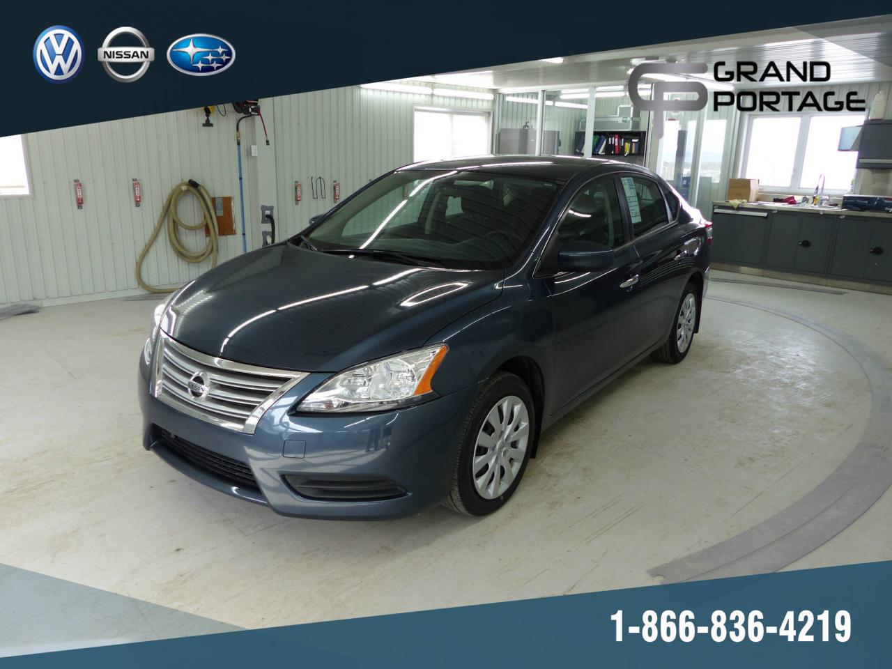 Used 2014 Nissan Sentra S 1.8L + AUTO + VITRES + BLUETOOTH + AC for sale in Rivière-Du-Loup, QC