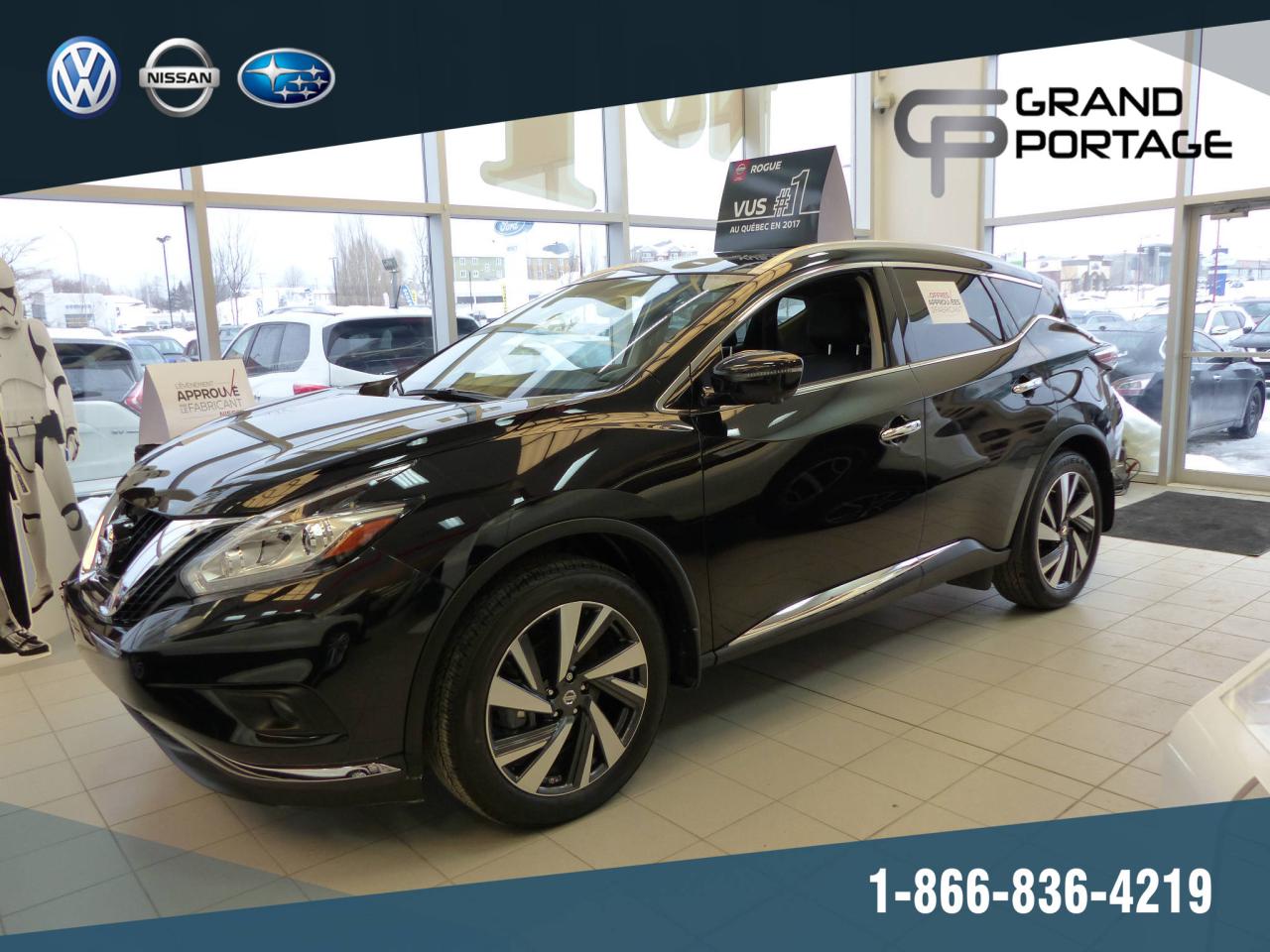 Used 2017 Nissan Murano Platine AWD 2017,5 for sale in Rivière-Du-Loup, QC