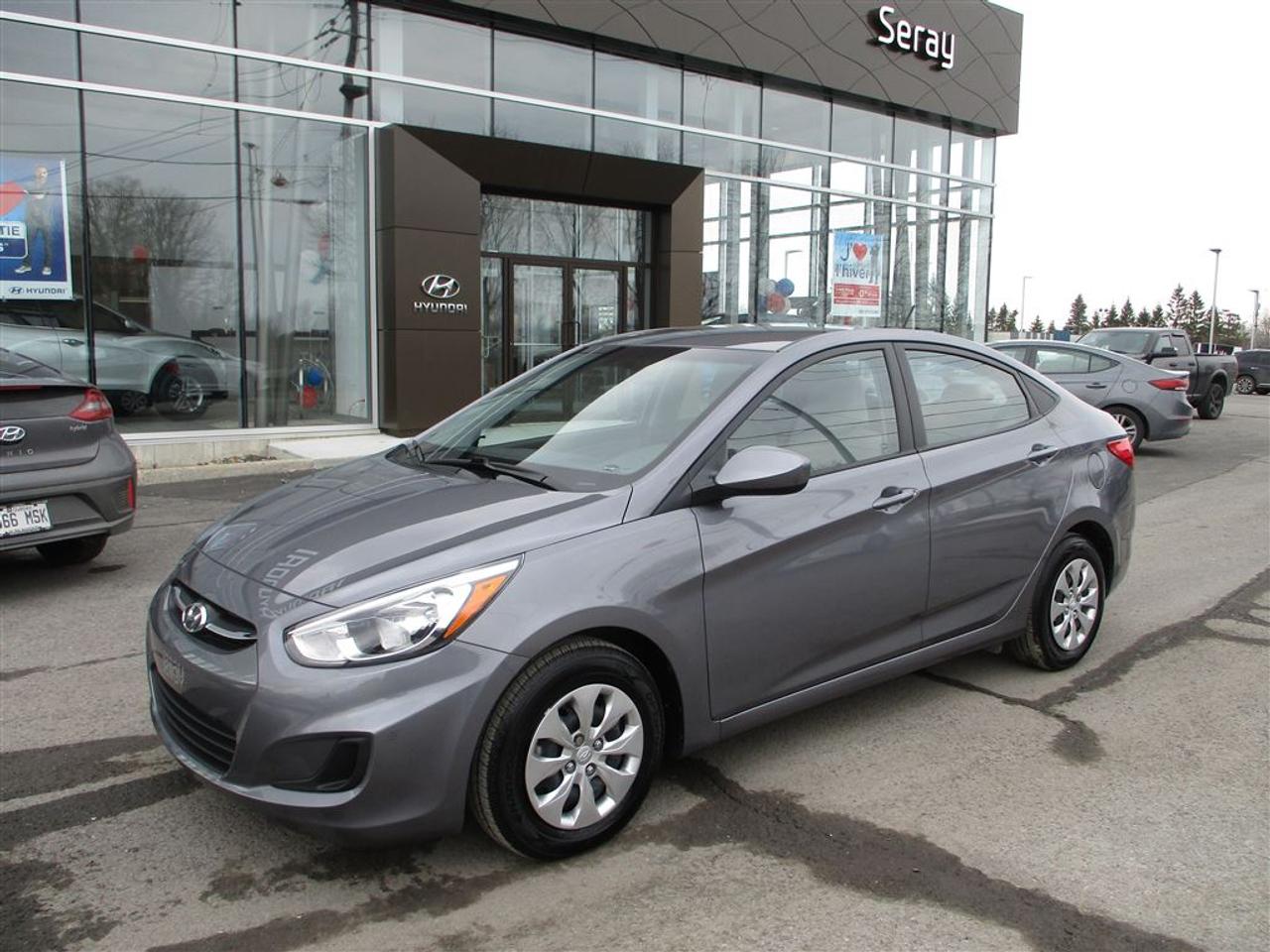 <a href=https://www.seraychamblyhyundai.com/occasion/Hyundai-Accent-2016.html>https://www.seraychamblyhyundai.com/occasion/Hyundai-Accent-2016.html</a>

Une seule propriétaire. Client maison, super condition! POLITIQUE DU MEILLEUR PRIX GARANTI .TOUT NOS VÉHICULES SONT CERTIFIÉS ET INSPECTÉS EN 120 POINTS ET RECONDITIONNÉ AVANT LA MISE EN VENTE, .APPROBATION DE CRÉDIT EN LIGNE,2IEME ET 3IEME CHANCE AU CRÉDIT BIENVENUE .CARPROOF VÉRIFIÉ SUR TOUT NOS AUTOS.AVEC NOTRE SERVICE TÉLÉPHONIQUE 7 JOURS SUR 7,24 HRS SUR 24 JAMAIS VOUS ALLEZ PASSER A COTÉ DU VÉHICULE DE VOTRE CHOIX 450-658-4482 OU MÊME PAR MESSAGE TEXTE AU 438-882-1266 .TRANQUILLITÉ DESPRIT AVEC NOS EXTENSION DE GARANTIE AU MEILLEUR PRIX DE LINDUSTRIE .* TRÈS IMPORTANT :CHEZ SERAY NOUS GARDONS ET VENDONS SEULEMENT LES VOITURES QUI SONT IMPECCABLE AUTANT ESTHÉTIQUE QUE MÉCANIQUE.VENEZ CONSTATER AVANT DACHETER !!!