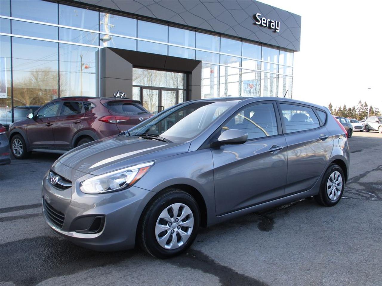<a href=https://www.seraychamblyhyundai.com/occasion/Hyundai-Accent-2015.html>https://www.seraychamblyhyundai.com/occasion/Hyundai-Accent-2015.html</a>

Jamais accidenté,un seul propriétaire. Retour de location, excellente condition! POLITIQUE DU MEILLEUR PRIX GARANTI .TOUT NOS VÉHICULES SONT CERTIFIÉS ET INSPECTÉS EN 120 POINTS ET RECONDITIONNÉ AVANT LA MISE EN VENTE, .APPROBATION DE CRÉDIT EN LIGNE,2IEME ET 3IEME CHANCE AU CRÉDIT BIENVENUE .CARPROOF VÉRIFIÉ SUR TOUT NOS AUTOS.AVEC NOTRE SERVICE TÉLÉPHONIQUE 7 JOURS SUR 7,24 HRS SUR 24 JAMAIS VOUS ALLEZ PASSER A COTÉ DU VÉHICULE DE VOTRE CHOIX 450-658-4482 OU MEME PAR MESSAGE TEXTE AU 438-882-1266 .TRANQUILITÉ DESPRIT AVEC NOS EXTENSION DE GARANTIE AU MEILLEUR PRIX DE LINDUSTRIE .* TRES IMPORTANT :CHEZ SERAY NOUS GARDONS ET VENDONS SEULEMENT LES VOITURES QUI SONT IMPECCABLE AUTANT ESTHÉTIQUE QUE MÉCANIQUE.VENEZ CONSTATER AVANT DACHETER !!!