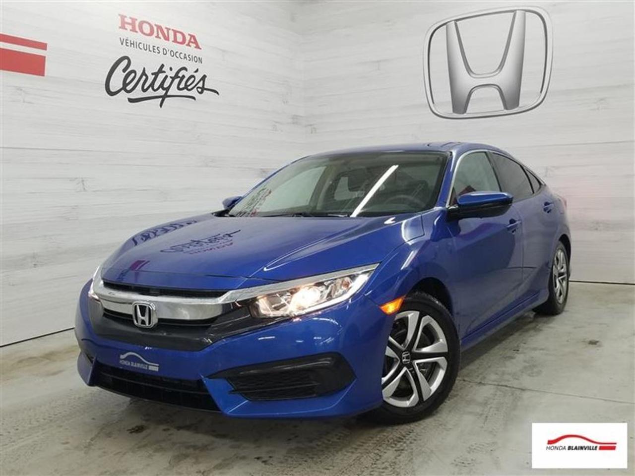 <a href=https://www.autoaubaine.com/Honda-Civic-c7016156.html>https://www.autoaubaine.com/Honda-Civic-c7016156.html</a>

Financement à partir de 2,99 % disponible sur certains modèles. HONDA BLAINVILLE est le concessionnaire numéro 1 au Québec. Nous sommes situé à 15 minutes Saint-Eustache/ Saint-Jérôme/Terrebonne/Laval, à 20 minutes de Montréal/Repentigny/Lachute. Conseiller professionnel en vente de véhicules neufs et d occasion sur la rive nord. Programme de véhicules d occasion certifiés. Rapport Carproof disponible gratuitement. Inspection en 100 points, garantie HONDA PLUS de 6 ans ou 160 000 km inclus avec les voitures certifés. Privilège d échange de sept jours ou 1000 km. Le prix affiché inclus un rabais de 500 $ avec un financement.