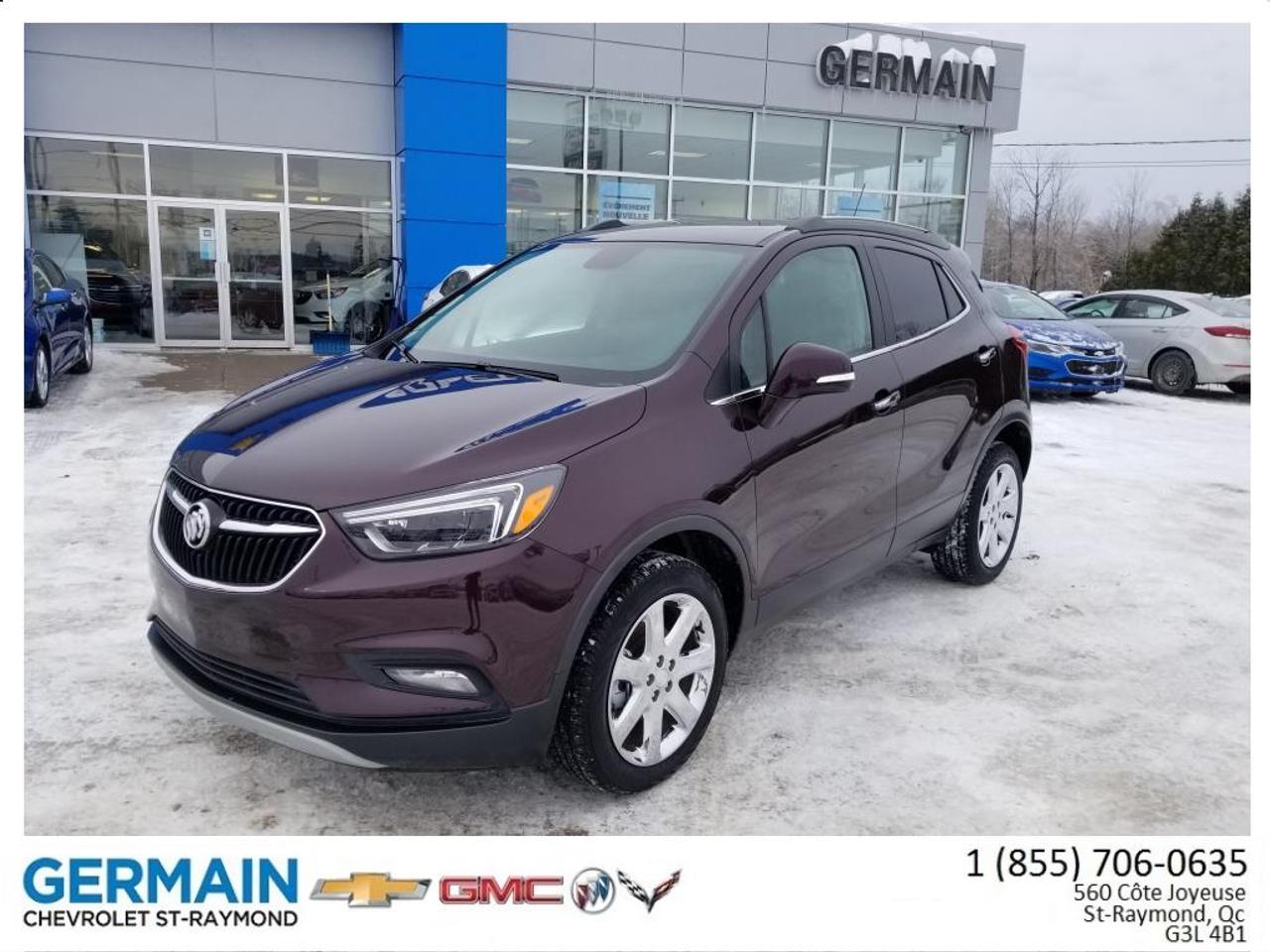 <a href=https://www.germainchevrolet.ca/occasion/Buick-Encore-2017.html>https://www.germainchevrolet.ca/occasion/Buick-Encore-2017.html</a>

ÉCONOMISEZ 10 750$ PAR RAPPORT À UN NEUF!! WOW!! FULL ÉQUIPÉ!!
Garantie complète jusquau 18 mai 2021 ou 80 000km + garantie sur le groupe propulseur jusquau 18 mai 2023 ou 110 000km