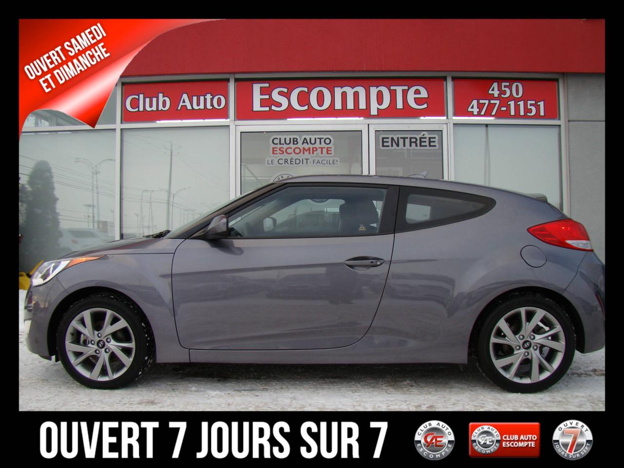 Used 2016 Hyundai Veloster SE MAGS CAMERA RECUL JAMAIS ACCIDENTÉ for sale in Terrebonne, QC