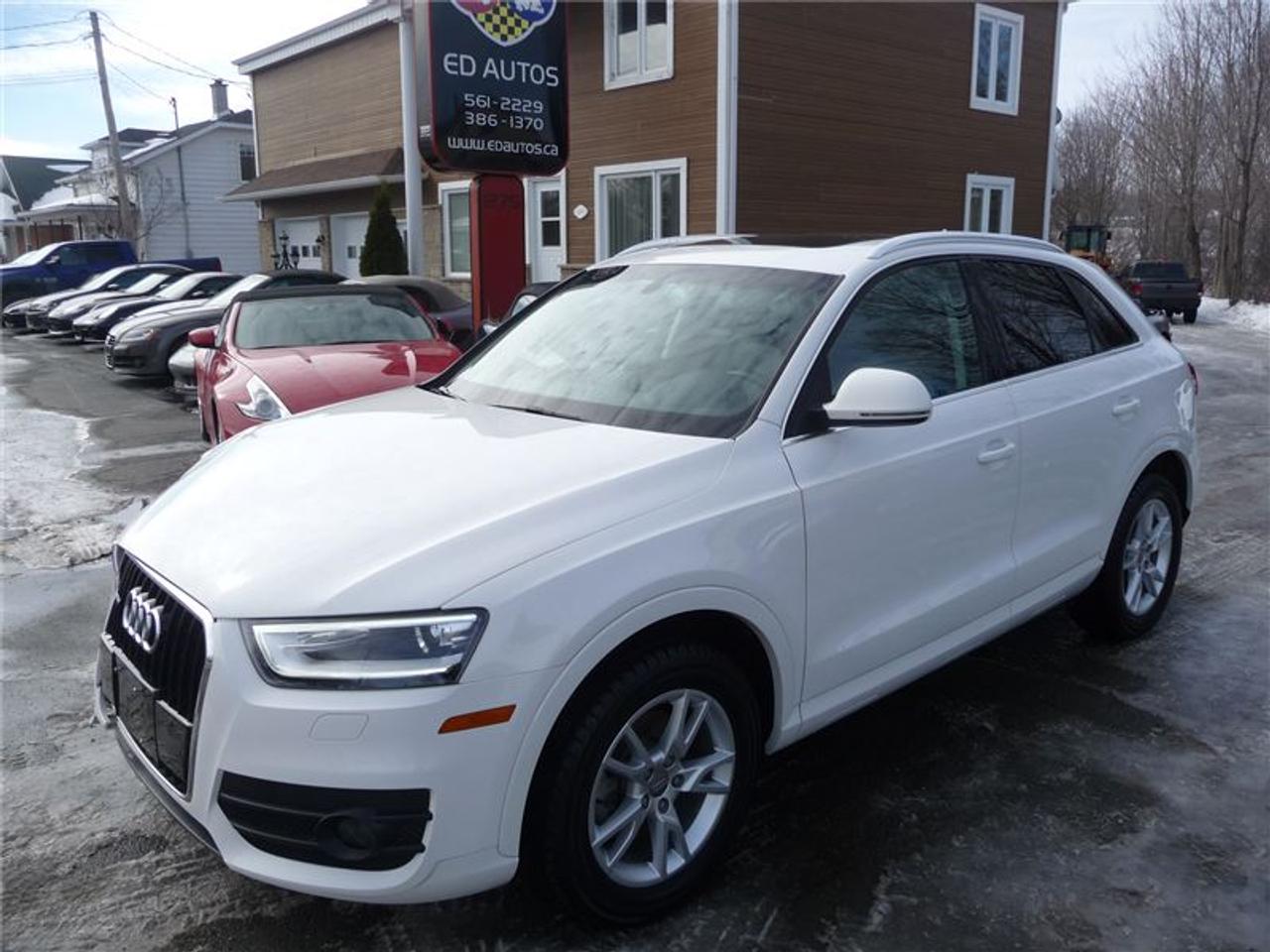 <a href=https://www.autoaubaine.com/Audi-Q3-c7014614.html>https://www.autoaubaine.com/Audi-Q3-c7014614.html</a>

VÉHICULE CANADIEN, ACCIDENTÉ LÉGER AVANT DROIT, 34629 KM, TOIT OUVRANT, CAMÉRA RECUL, CUIR FULL ÉQUIPÉ