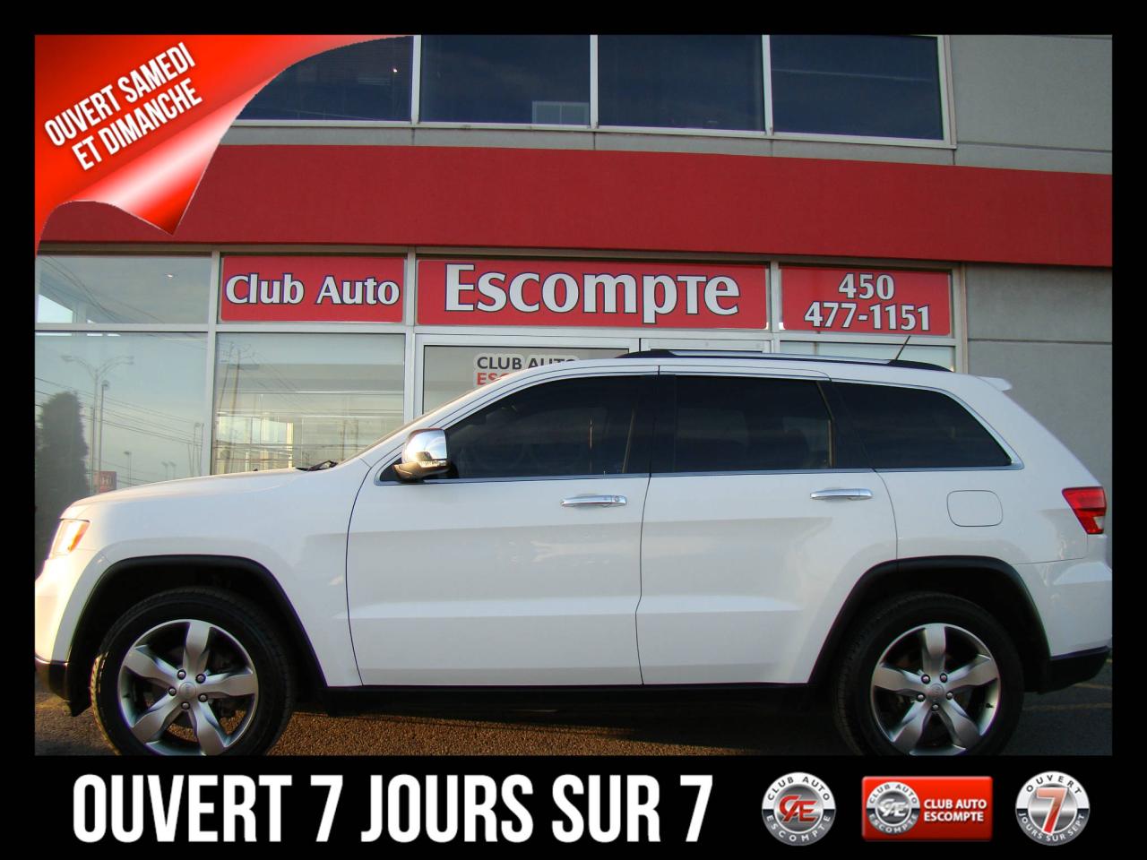 Used 2013 Jeep Grand Cherokee LIMITED CUIR TOIT NAVIGATION JAMAIS ACCI for sale in Terrebonne, QC