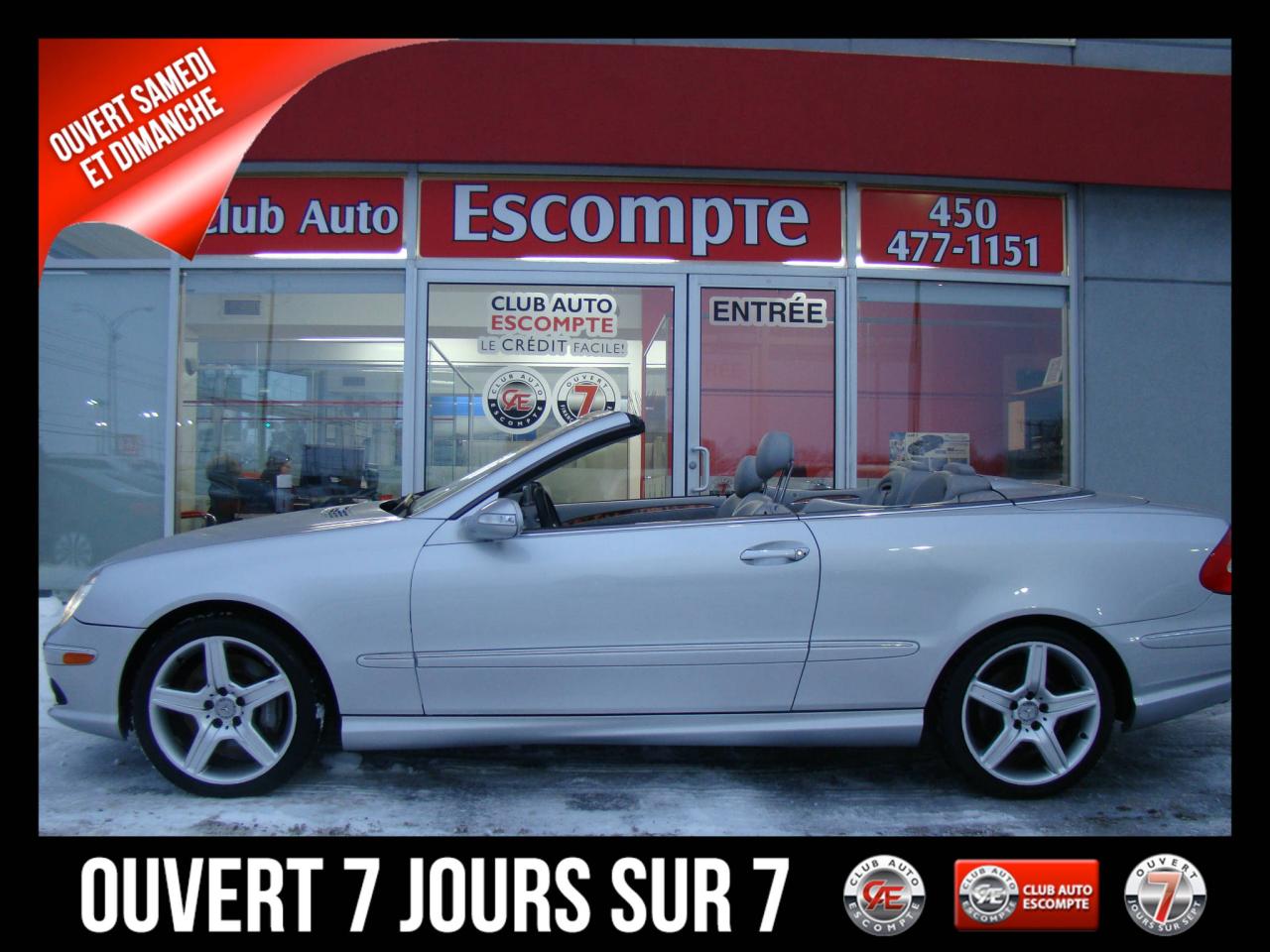 Used 2004 Mercedes-Benz CLK500 Cabriolet / Décapotable 5.0Litres Comme for sale in Terrebonne, QC