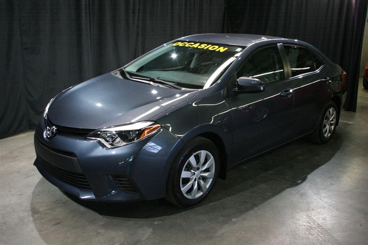 <a href=https://www.toyotasteustache.com/occasion/Toyota-Corolla-2014.html>https://www.toyotasteustache.com/occasion/Toyota-Corolla-2014.html</a>

MAGNIFIQUE COROLLA LE 2014 AVEC SEULEMENT 27 048 KM + BAL.GARANTIE PROLONGÉE COMPLÈTE DE TOYOTA PEA OR JUSQUAU 23 MAI 2021 OU 120 000 KM TRANSFÉRABLE SANS FRAIS.. AUTOMATIQUE + CAMÉRA RECUL + SIÈGES CHAUFFANTS + BLUETOOTH + DÉMARREUR A DISTANCE.VÉHICULE ACHETÉ NEUF A NOTRE CONCESSIONNAIRE ET RÉGULIÈREMENT ENTRETENUE A NOTRE DÉPARTEMENT DE SERVICE .UNE SEULE PROPRIÉTAIRE (63 ANS),JAMAIS ACCIDENTÉ ET BAS KILOMÉTRAGE CERTIFIÉ.TOUS NOS VÉHICULES SONT SOIGNEUSEMENT INSPECTÉS ET RECONDITIONNÉS SELON LES NORMES RIGOUREUSES DE TOYOTA.FINANCEMENT DISPONIBLE SUR PLACE À DES TAUX TRÈS AVANTAGEUX.CHEZ TOYOTA ST-EUSTACHE NOUS VOUS OFFRONS DES VÉHICULES DOCCASION CERTIFIÉS AU MEILLEUR RAPPORT QUALITÉ/PRIX.