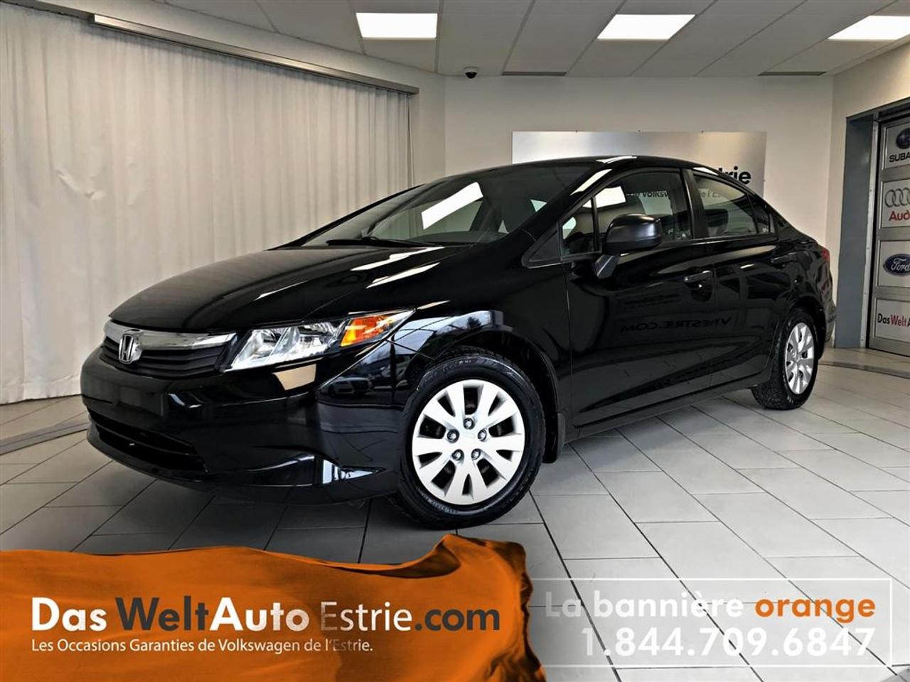 Used 2012 Honda Civic Dx, Gr. &eacute;lectrique for sale in Sherbrooke, QC
