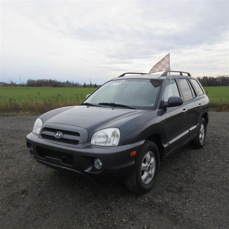<a href=https://www.du-boauto.com/occasion/Hyundai-Santa_Fe-2006.html>https://www.du-boauto.com/occasion/Hyundai-Santa_Fe-2006.html</a>

HYUNDAI SANTA FE 2006, AUTOMATIQUE, AWD, TOUT ÉQUIPÉ , VITRES ÉLECTRIQUES , SIÈGES ÉLECTRIQUES SIÈGES CHAUFFANTS , SIÈGES EN CUIR , TOIT OUVRANT, MAGS TRÈS BEAU VÉHICULE. SEULEMENT 161 990KM , QUI LA CHANCE !!!     POUR PLUS DINFORMATIONS SUR NOS VÉHICULES,CONTACTEZ-NOUS EN SEMAINE DE 10H À 19H ET LE SAMEDI DE 10H À 16H AU 450-562-2228. VOUS POUVEZ AUSSI CONTACTER EN TOUT TEMPS ANNIE-KIM AU 514-358-6129. SI VOUS DÉSIREZ VENIR VOIR ET ESSAYER NOS VÉHICULES , NOUS SOMMES SITUÉS AU 4424 RTE SIR WILFRID LAURIER, MIRABEL (SORTIE 272 DE LAUTOROUTE 50 OU 158 DIRECTION LACHUTE)