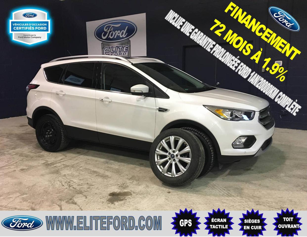 Used 2017 Ford Escape TITANIUM, CUIR, TOIT, GPS,AWD for sale in St-Jérôme, QC