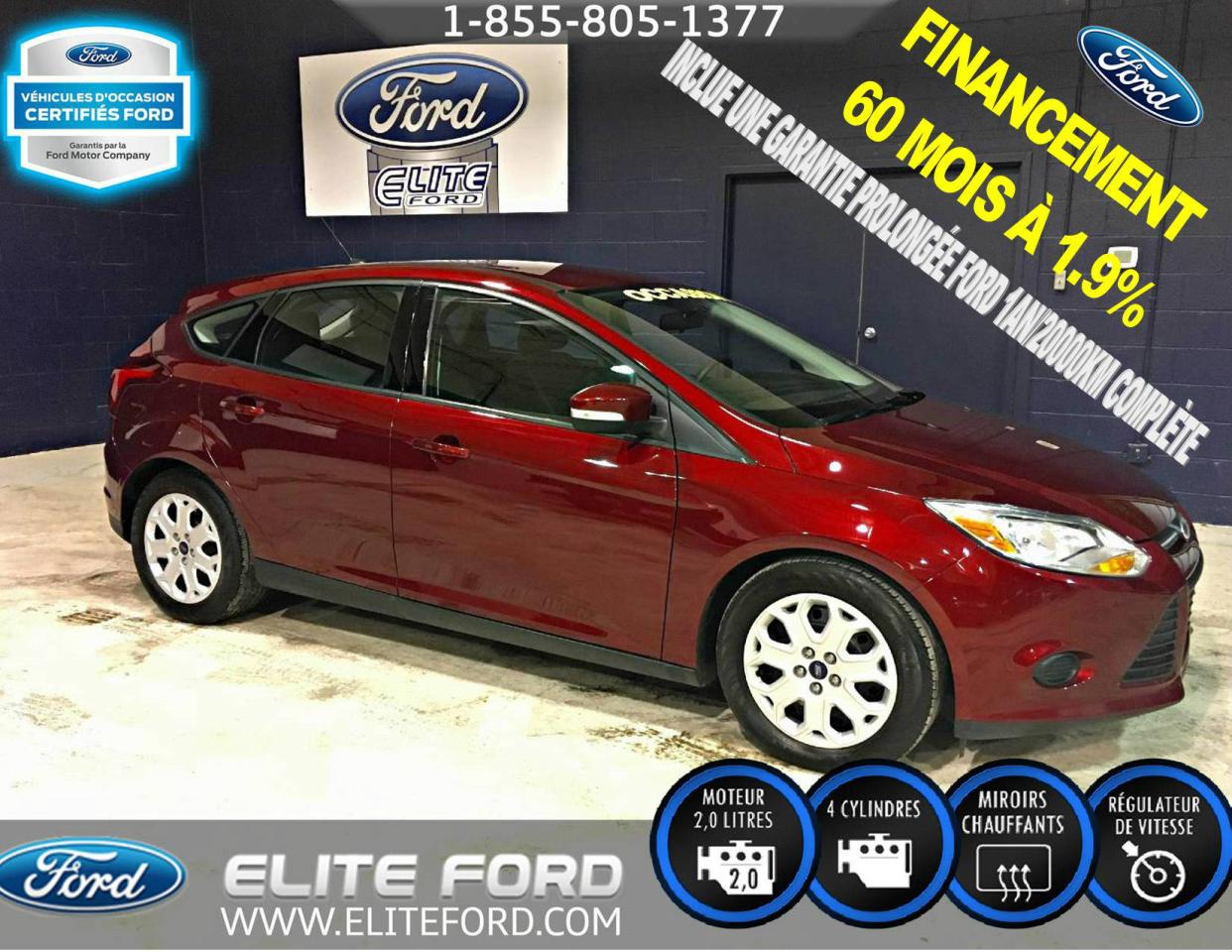 Used 2014 Ford Focus Se, H/b for sale in St-Jérôme, QC