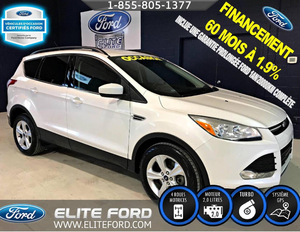 Used 2014 Ford Escape SE, 2.0L ÉCOBOOST, AWD for sale in St-Jérôme, QC