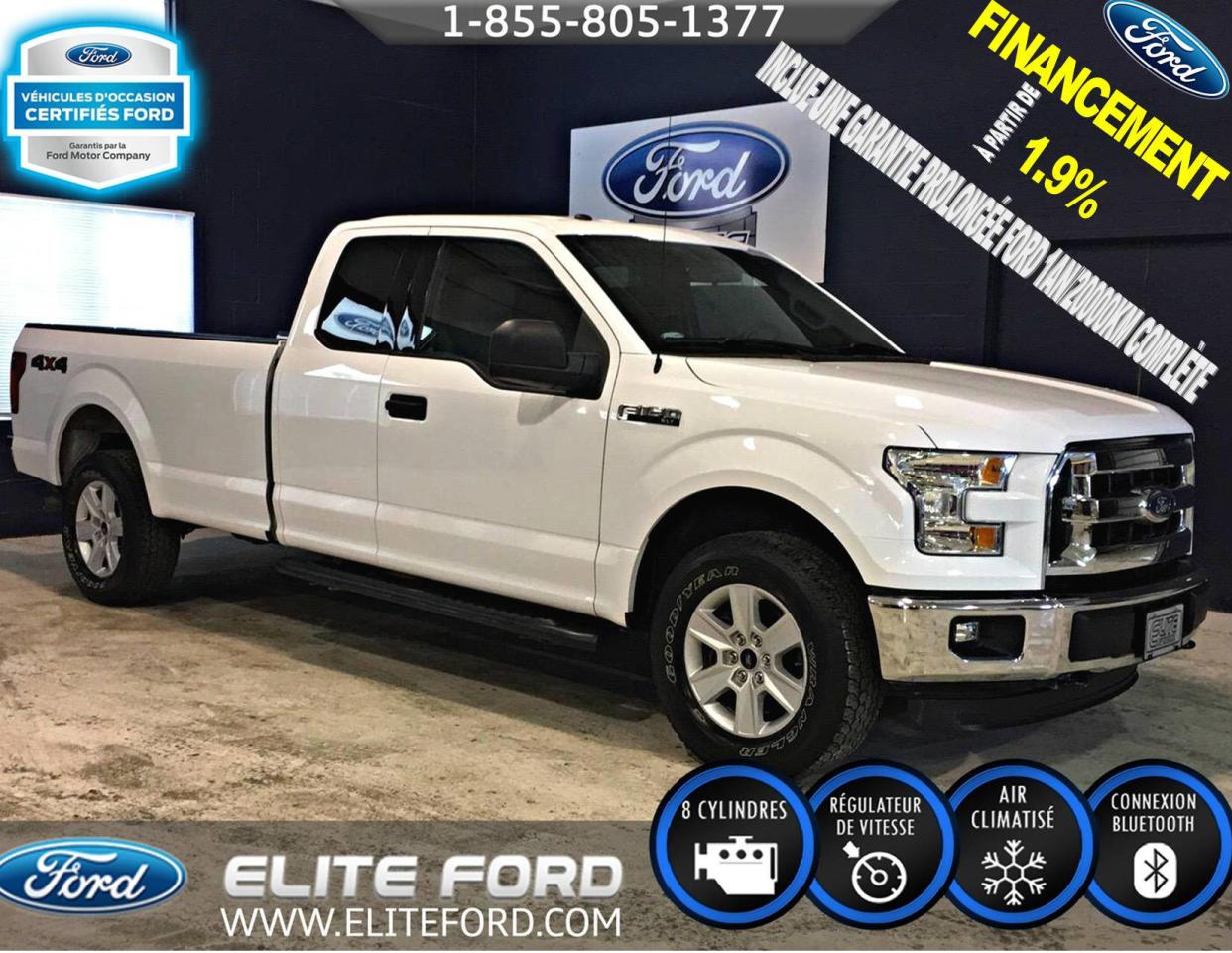Used 2016 Ford F-150 SCAB, BOITE DE 8 PIEDS, 4X4 for sale in St-Jérôme, QC