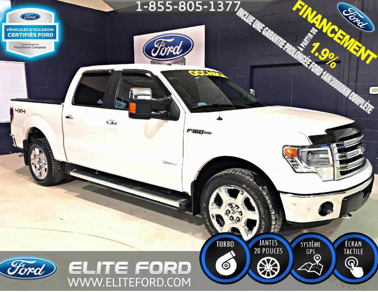 Used 2014 Ford F-150 SCREW, LARIAT, V6 3.5L ÉCOBOOST for sale in St-Jérôme, QC