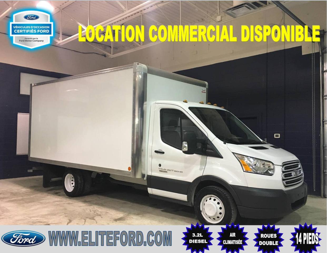 Used 2017 Ford Transit T-350 DIESEL, 14 PIEDS for sale in St-Jérôme, QC