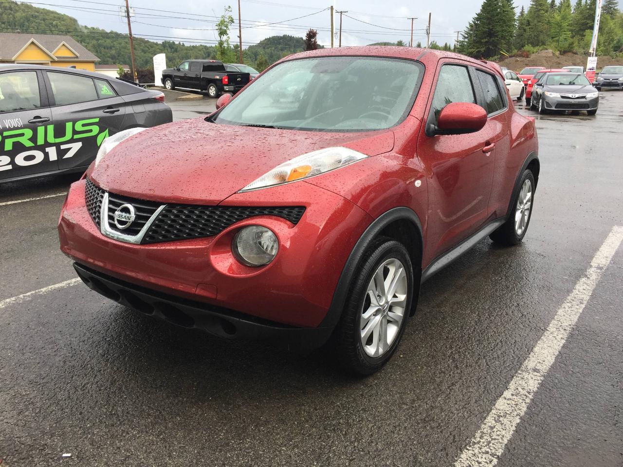 <a href=https://www.toyotasteagathe.com/occasion/Nissan-Juke-2014.html>https://www.toyotasteagathe.com/occasion/Nissan-Juke-2014.html</a>

EN PARFAITE CONDITION FAUT VOIR!
BALANCE DE GARANTI NISSAN 5/100,000KM DÉTAILS A VENIR
des frais concessionnaire 399.00 en sus
