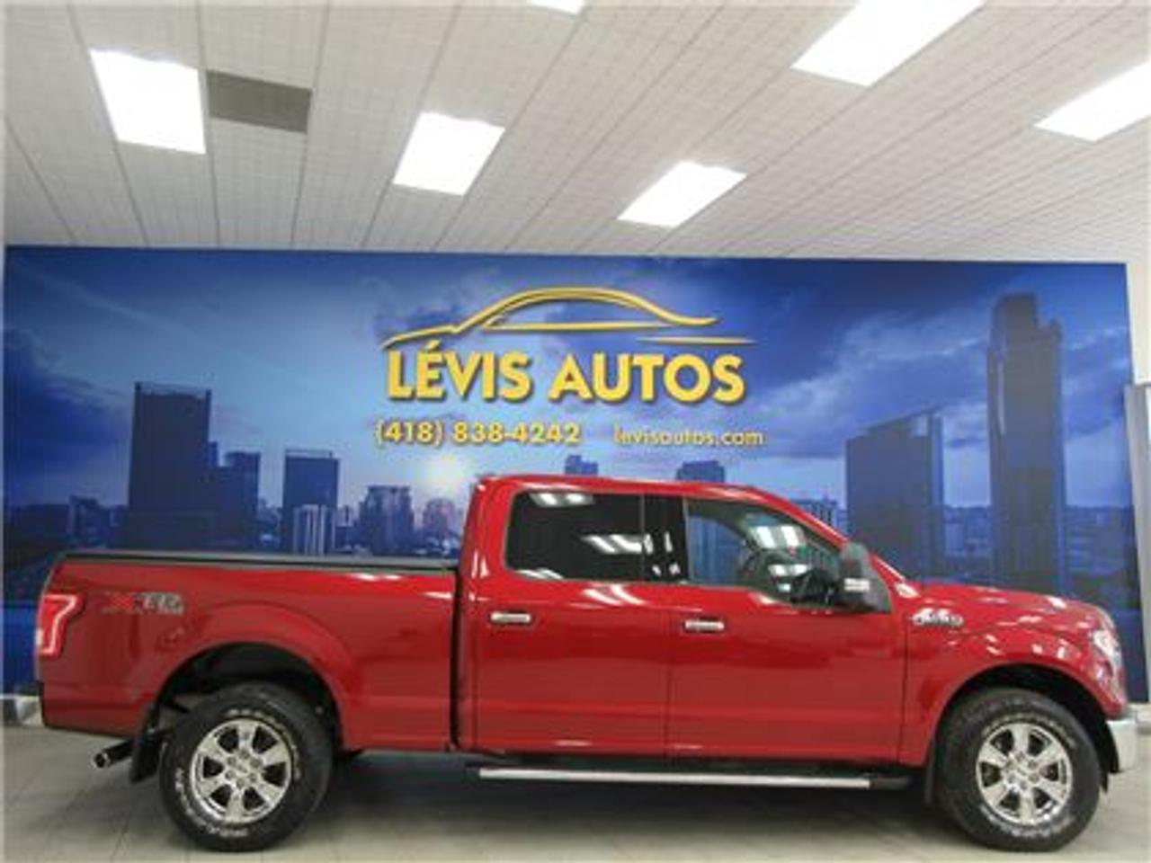 <a href=https://www.autoaubaine.com/Ford-F-150-c7003776.html>https://www.autoaubaine.com/Ford-F-150-c7003776.html</a>

FORD F-150 2016 XLT XTR PACKAGE SUPERCREW 6 PASSAGERS 4X4 V-8 5.0 LITRES BOITE 6 1/2 AVEC SEULEMENT 33200 KM CERTIFIÉ ET NAYANT JAMAIS ÉTÉ ACCIDENTÉ ( UNIQUE PROPRIÉTAIRE, RAPPORT CARPROOF DISPONIBLE ) MOTEUR V-8 5.0 LITRES COYOTE TRES PUISSANT ET LUN DES PLUS ÉCONOMIQUE DU MARCHÉ.TRANSMISSION AUTOMATIQUE A 6 VITESSE.MAGS 18 POUCES CHROMÉ SUR PNEUS ÉTÉ A LÉTAT NEUF,SIEGE CHAUFFANT,ATTACHE REMORQUE,FOND DE BOITE EN PLASTIQUE + TOILE EN CUIR SUR LA BOITE,MARCHE-PIEDS,DÉMARREUR A DISTANCE DE COMPAGNIE,CAMÉRA DE RECUL,BLUETHOOTH,SIEGE ÉLECTRIQUE,CAMÉRA DE RECUL,PHARES ANTI-BROUILLARD,AIR-CLIMATISÉ,CRUISE CONTROL,SYSTEME SYNC A ÉCRAN TACTILE AVEC LECTEUR CD MP3 AVEC PRISE AUXILIAIRE + SIRIUS + USB + BLUETHOOTH,VOLANT AJUSTABLE,GROUPE ÉLECTRIQUE COMPLET,RPM.BALANCE DE GARANTIE FORD GLOBAL DE 3 ANS OU 60000 KM FINISSANT LE 28 AVRIL 2019 ET DE 5 ANS OU 100000 KM MOTOPROPULSEUR FINISSANT LE 28 AVRIL 2021 ( GARANTIE PROLONGÉ DISPONIBLE A PRIX IMBATTABLE AVEC LE CAA ET PPP ) TAUX DE FINANCEMENT A PARTIR DE SEULEMENT 4.69 %.VÉHICULE A LÉTAT NEUF EN PLUS DAVOIR UN TRES BEAU LOOK A VOIR ABSOLUMENT !Pour plus info cell:418-554-7565/418-838-4242. NOUS SOMMES SITUÉ AU 4585 BOULEVARD GUILLAUME-COUTURE LÉVIS G6W-6M6.LE PLUS GRAND CHOIX DE VEHICULE USAGE A LEVIS.AU PLAISIR DE VOUS SERVIR.WWW.LEVISAUTOS.COM