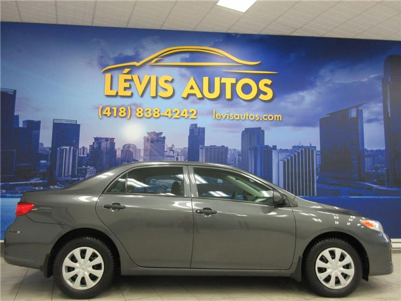 <a href=https://www.autoaubaine.com/Toyota-Corolla-c7024697.html>https://www.autoaubaine.com/Toyota-Corolla-c7024697.html</a>

TOYOTA COROLLA 2013 CE AVEC SEULEMENT 115250 KM CERTIFIÉ ET NAYANT JAMAIS ÉTÉ ACCIDENTÉ (UNIQUE PROPRIÉTAIRE, RAPPORT CARPROOF DISPONIBLE) MOTEUR 1.8 LITRES OFFRANT UNE EXCELLENTE PUISSANCE EN PLUS DÊTRE LE PLUS ÉCONOMIQUE DE SA CATÉGORIE. TRANSMISSION 5 VITESSES MANUELLE. ROUES DACIER 15 POUCES SUR PNEUS DHIVER EN BONNE CONDITION, LECTEUR CD MP3 AVEC PRISE AUXILIAIRE, VOLANT AJUSTABLE, RPM, FREIN ABS, ANTI-PATINAGE. GARANTIE DE 3 MOIS OU 5000 KM MOTOPROPULSEUR (GARANTIE PROLONGÉ DISPONIBLE À PRIX IMBATTABLE AVEC LE CAA ET PPP) TAUX DE FINANCEMENT À PARTIR DE SEULEMENT 4.69 %. VÉHICULE EXTRÊMEMENT PROPRE ET BIEN ENTRETENUE À VOIR ABSOLUMENT! POUR PLUS DINFOS, CELL:418-554-7565/418-838-4242. NOUS SOMMES SITUÉ AU 4585 BOULEVARD GUILLAUME-COUTURE LÉVIS G6W-6M6.LE PLUS GRAND CHOIX DE VÉHICULES USAGÉS À LÉVIS. AU PLAISIR DE VOUS SERVIR. VISITEZ NOTRE SITE INTERNET WWW.LEVISAUTOS.COM