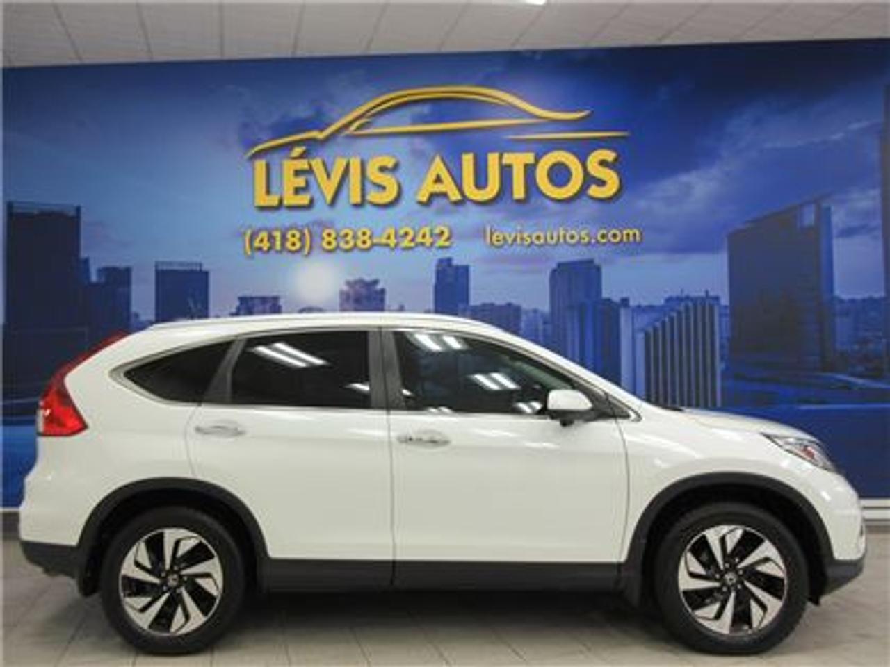 <a href=https://www.autoaubaine.com/Honda-CR-V-c7015319.html>https://www.autoaubaine.com/Honda-CR-V-c7015319.html</a>

HONDA CR-V TOURING 2016 BLANC AWD GPS NAVIGATION AVEC SEULEMENT 57800 KM CERTIFIÉ (RAPPORT CARPROOF DISPONIBLE) MOTEUR 2.4 LITRES VTEC DEXCELLENTE RÉPUTATION OFFRANT UNE TRÈS BONNE PUISSANCE TOUT EN ÉTANT DURABLE ET LE PLUS ÉCONOMIQUE DE SA CATÉGORIE.TRANSMISSION AUTOMATIQUE.MAGS 18 POUCES SUR PNEUS DHIVER EN BONNE CONDITION,SYSTÈME DE NAVIGATION GPS + CAMÉRA DE RECUL + CAMÉRA LATÉRAL DROIT,INTÉRIEUR EN CUIR CHAUFFANT,TOIT OUVRANT ÉLECTRIQUE,PHARES ANTI-BROUILLARD,ORDINATEUR DE BORD,COMMANDE AU VOLANT,AIR-CLIMATISÉ,CRUISE CONTROL,ÉCRAN TACTILE AVEC LECTEUR CD MP3/USB/AUXILIAIRE/BLUETHOOTH HONDA LINK,GROUPE ÉLECTRIQUE COMPLET,VOLANT AJUSTABLE ET TÉLESCOPIQUE,RPM,FREIN ABS,TÉLÉ VERROUILLAGE,ALARME,ANTI-PATINAGE.BALANCE DE GARANTIE HONDA GLOBALE DE 4 ANS 100000 KM FINISSANT LE 3 NOVEMBRE 2019 ET BALANCE DE GARANTIE HONDA MOTOPROPULSEUR 5 ANS OU 100000 KM FINISSANT LE 3 NOVEMBRE 2020 (GARANTIE PROLONGÉ DISPONIBLE A PRIX IMBATTABLE AVEC LE CAA ET PPP) TAUX DE FINANCEMENT A PARTIR DE SEULEMENT 4.69 %.VÉHICULE EXTRÊMEMENT PROPRE ET BIEN ENTRETENUE AYANT UN TRÈS BEAU LOOK A VOIR ABSOLUMENT !Pour plus info cell:418-554-7565/418-838-4242. NOUS SOMMES SITUÉ AU 4585 BOULEVARD GUILLAUME-COUTURE LÉVIS G6W-6M6.LE PLUS GRAND CHOIX DE VÉHICULE USAGÉ A LEVIS.AU PLAISIR DE VOUS SERVIR.WWW.LEVISAUTOS.COM