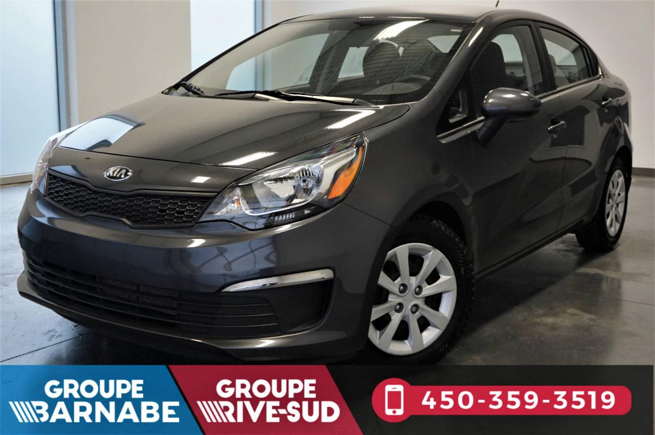 Used 2016 Kia Rio LX+ CLIMATISEUR + GROUPE ÉLECTRIQUE for sale in St-Jean-Sur-Richelieu, QC