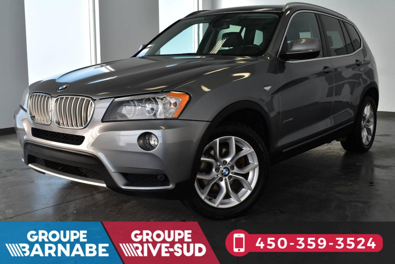 Used 2013 BMW X3 X-DRIVE PREMIUM + TOIT-PANORAMIQUE + BAS for sale in St-Jean-Sur-Richelieu, QC