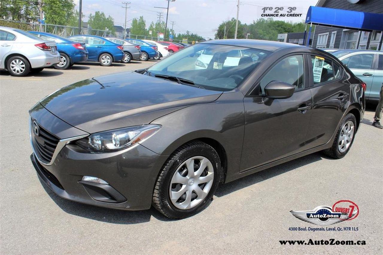 <a href=https://www.autoaubaine.com/Mazda-3-c7020666.html>https://www.autoaubaine.com/Mazda-3-c7020666.html</a>

VÉHICULE CERTIFIÉ, RAPPORT DINSPECTION, CARPROOF INCLUS, OUVERT 7 JOURS. AUTOZOOM POUR LE PRIX LA QUALITÉ ET LE SERVICE. -Contactez nous en tout temps par messagerie texte au (438) 504-9666. -# Stock : A3903 -Le paiement proposé est pour une durée de 84 mois, versement comptant initial de 2 000$ ou valeur déchange équivalent nécessaire (0$ comptant disponible), frais de crédit total de 2,479.26$, taxes en sus (sujet à lapprobation de votre crédit, certaines conditions sappliquent). - Financement simple et rapide au meilleur taux sur le marché. Aucun cas refusé 1ere, 2ieme, 3ieme chance, 0$ comptant disponible. Approbation rapide ---> http://www.autozoom.ca/fr-CA/demande-de-credit-usage.aspx - Obtenez le maximum pour votre échange - Garantie prolongé disponible - Ouvert 7 jours www.AutoZoom.ca 4300 Boul. Dagenais, Laval Qc H7R1L5 450-314-9666 Sans frais :1-888-634-8249