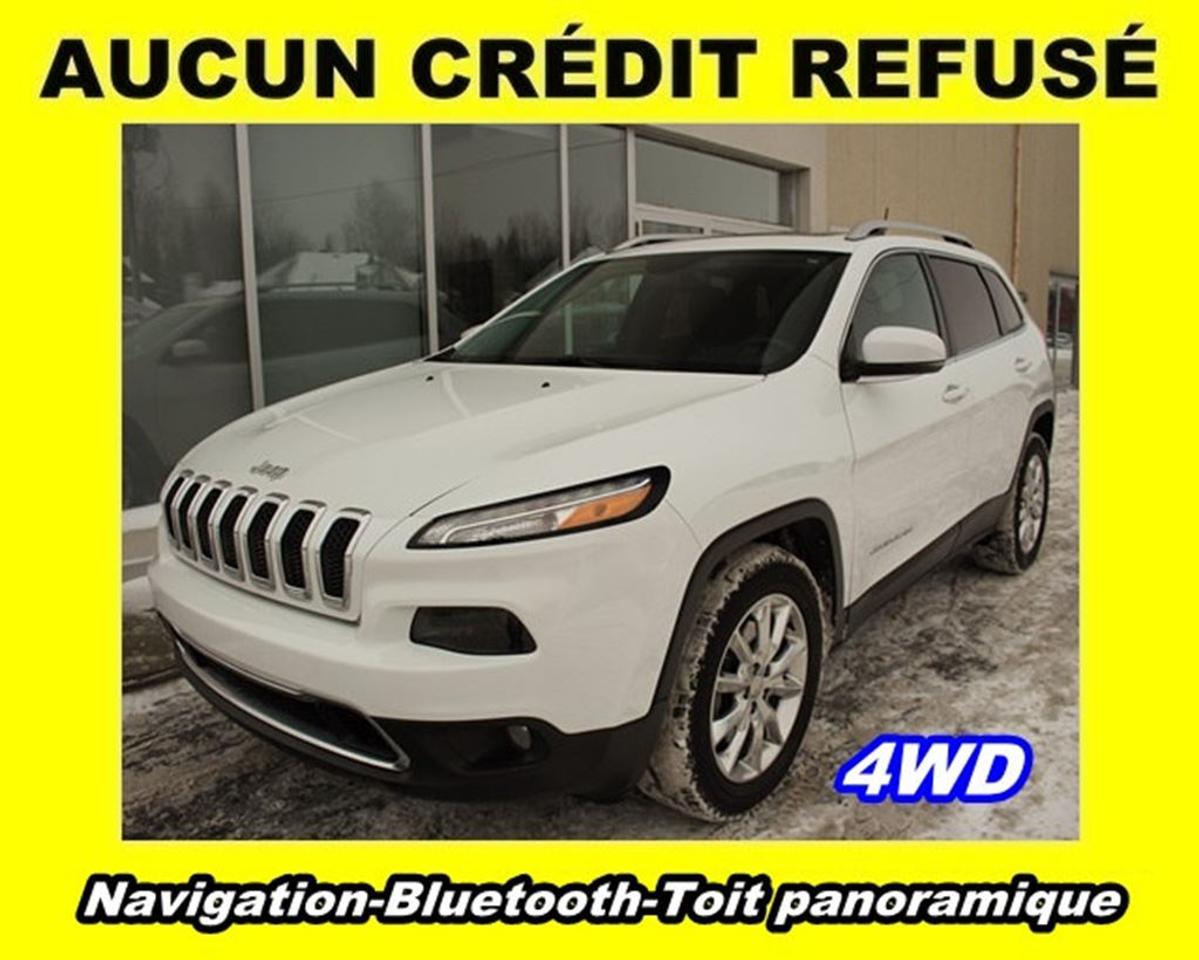 <a href=https://www.stjeromeautodepot.com/occasion/Jeep-Cherokee-2016.html>https://www.stjeromeautodepot.com/occasion/Jeep-Cherokee-2016.html</a>

**Intérieur en cuir  **Toit ouvrant panoramique  **Système de navigation  **Caméra de recul  **Connexion Bluetooth / Mains libres  **Jantes aluminium  **Sièges chauffants  **Centre multimédia UConnect / Écran tactile 5 po  **Commandes audio au volant  **Groupe électrique complet  **Climatiseur  **Régulateur de vitesse  **Télédéverrouillage  **Prises de courant 12V  **Ports USB  **Et beaucoup plus!  **ENGLISH DESCRIPTION BELOW**  **RAPPORT DHISTORIQUE + DINSPECTION CERTIFIÉ  **OFFERT POUR UNE DURÉE LIMITÉE  **PROGRAMME 100% APPROUVÉ UNIQUE + FINANCEMENT FACILE  **APPROBATION EN 10 MINUTES / 250 PLANS DE FINANCEMENT DISPONIBLES  **PRÊT POUR LIVRAISON IMMÉDIATE  **JUSQUÀ 2000$ DE PLUS POUR VOTRE ÉCHANGE. NOUS VOULONS LACHETER!  **LIVRAISON PARTOUT AU QUÉBEC ET AU CANADA  **INFORMEZ-VOUS! + DE 500 AUTRES VÉHICULES ET CAMIONS DOCCASION SUR PLACE. PLUS DE 6000 DISPONIBLES SUR DEMANDE.  **Leather interior  **Panoramic sunroof  **Navigation system  **Rear camera  **Bluetooth connection / Hands-free device  **Aluminium Mags  **Heated seats  **Mounted steering wheels audio controls  **UConnect Multimedia Center / 5 inch touch screen  **Power windows  **A/C clean system  **Cruise control  **Remote keyless entry  **12V power outlets  **USB ports  **And much more!  **CARPROOF + INSPECTION CERTIFIED REPORT  **LIMITED OFFER  **100% APPROVED CREDIT PROGRAM / EASY FINANCING  **10 MINUTES APPROVAL / 250 FINANCING PLANS  **READY FOR INSTANT DELIVERY  **UP TO $2000 MORE FOR YOUR TRADE-IN. WE WANT IT!  **DELIVERY EVERYWHERE IN QUEBEC AND CANADA  **CONTACT US! MORE THAN 500 OTHER CARS, SUV AND TRUCKS AVAILABLE.  Nos conseillers certifiés et professionnels sauront vous offrir une expérience dachat personnalisée et conviviale pour lachat de votre nouveau véhicule. Certains accessoires additionnels en sus. Bien que nous ayons pris toutes les mesures raisonnables pour nous assurer de la précision des renseignements fournis, nous ne sommes pas responsables de toute erreur ou omission. Veuillez contre-vérifier les renseignements auprès de lun de nos experts. Dans le cas où un véhicule publié contiendrait des renseignements inexacts à cause dune erreur typographique, photographique, sur le prix ou autre, le concessionnaire se réserve le droit de refuser ou dannuler toute demande. Contactez-nous aussi pour en savoir plus sur nos rabais additionnels en concession.