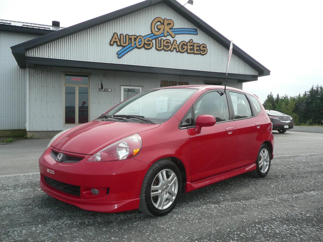 Used 2007 Honda Fit Hayon 5 portes, boîte manuelle, Sport for sale in Westbury, QC