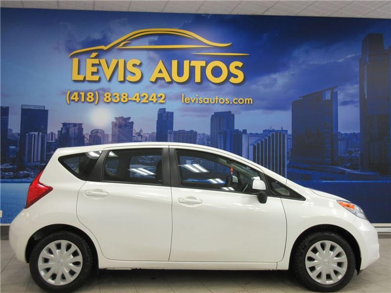 <a href=https://www.autoaubaine.com/Nissan-Versa Note-c7027044.html>https://www.autoaubaine.com/Nissan-Versa Note-c7027044.html</a>

NISSAN VERSA NOTE 1.6 SV 2014 BLANC AVEC SEULEMENT 37900 KM CERTIFIÉ (UNIQUE PROPRIÉTAIRE, RAPPORT CARPROOF DISPONIBLE) MOTEUR 1.6 LITRES ÉTANT DURABLE ET TRÈS ÉCONOMIQUE. TRANSMISSION AUTOMATIQUE, ROUES DACIER 15 POUCES SUR PNEUS DHIVER, AIR-CLIMATISÉ, CRUISE CONTROL, LECTEUR CD MP3 AVEC PRISE AUXILIAIRE, VOLANT AJUSTABLE, GROUPE ÉLECTRIQUE COMPLET, VITRES ET PORTES ÉLECTRIQUES, RPM, FREIN ABS, TÉLÉ-VERROUILLAGE, ALARME, ANTI-PATINAGE. BALANCE DE GARANTIE NISSAN DE 5 ANS OU 100000 KM MOTOPROPULSEUR FINISSANT LE 30 JANVIER 2019 (GARANTIE PROLONGÉ DISPONIBLE À PRIX IMBATTABLE AVEC LE CAA ET PPP) TAUX DE FINANCEMENT À PARTIR DE SEULEMENT 4.69%. VÉHICULE EXTRÊMEMENT PROPRE À VOIR ABSOLUMENT. POUR PLUS DINFOS CELL:418-554-7565/418-838-4242. NOUS SOMMES SITUÉ AU 4585 BOULEVARD GUILLAUME-COUTURE LÉVIS G6W-6M6.LE PLUS GRAND CHOIX DE VÉHICULES USAGÉS À LÉVIS. AU PLAISIR DE VOUS SERVIR! VISITEZ NOTRE SITE INTERNET WWW.LEVISAUTOS.COM