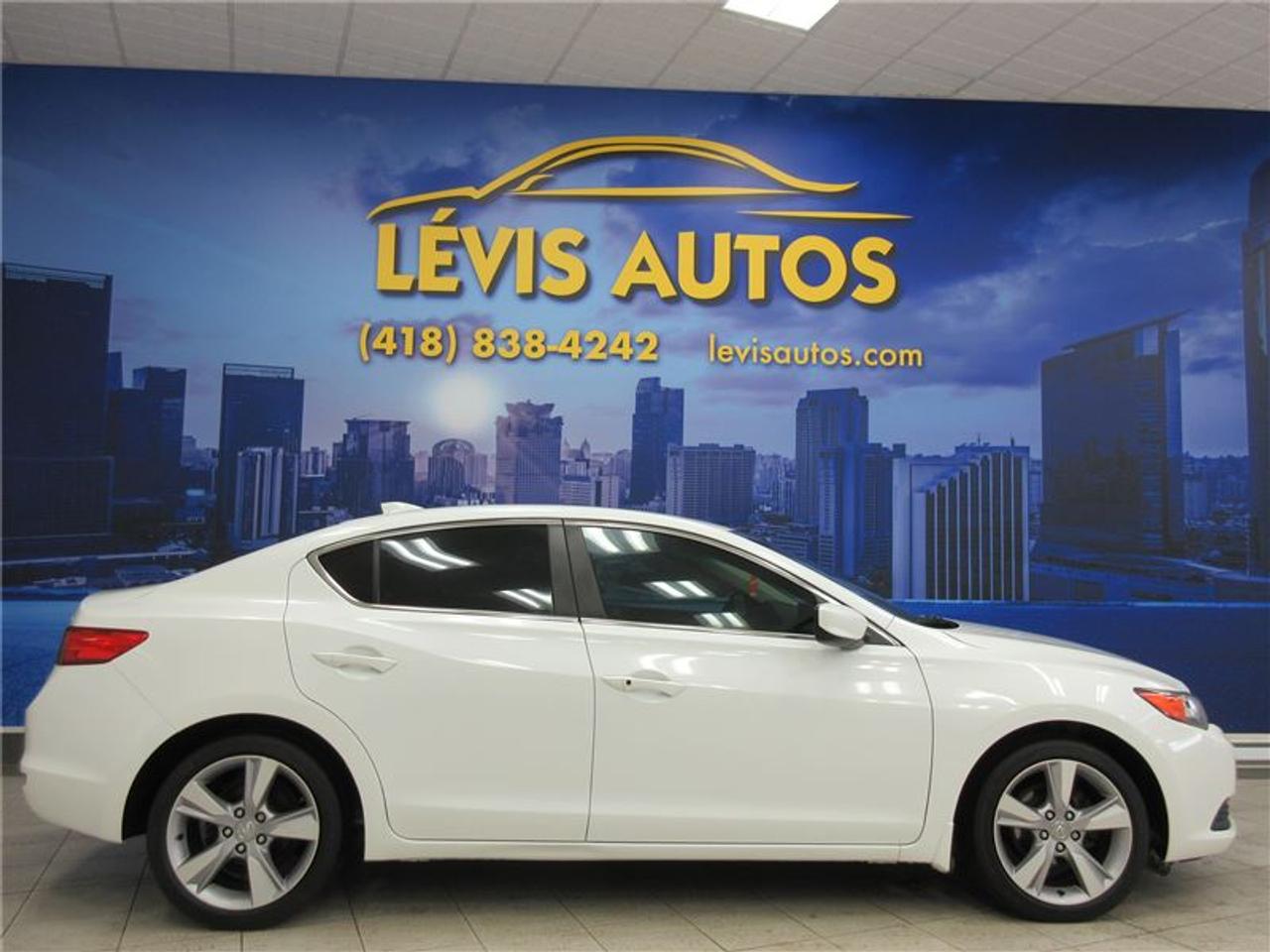 <a href=https://www.autoaubaine.com/Acura-ILX-c7017764.html>https://www.autoaubaine.com/Acura-ILX-c7017764.html</a>

ACURA ILX 2014 BLANC CUIR / TOIT OUVRANT AVEC SEULEMENT 66500 KM CERTIFIÉ (ENTRETENUE CHEZ ACURA,UNIQUE PROPRIÉTAIRE, RAPPORT CARPROOF DISPONIBLE) MOTEUR 2.0 LITRES DEXCELLENTE RÉPUTATION OFFRANT UNE TRÈS BONNE PUISSANCE TOUT EN ÉTANT DURABLE ET TRÈS ÉCONOMIQUE.TRANSMISSION AUTOMATIQUE AVEC LE MODE SHIFTRONIC MAGS 17 POUCES SUR PNEUS ÉTÉ, BLUETOOTH,CAMÉRA DE RECUL,TOIT OUVRANT ÉLECTRIQUE, VITRES TEINTÉES, ORDINATEUR DE BORD, COMMANDE AU VOLANT,AIR-CLIMATISÉ,CRUISE CONTROL,LECTEUR CD MP3/USB/AUXILIAIRE, GROUPE ÉLECTRIQUE COMPLET, VOLANT AJUSTABLE ET TÉLESCOPIQUE, RPM, FREIN ABS, TÉLÉ-VERROUILLAGE, ALARME, ANTI-PATINAGE. BALANCE DE GARANTIE ACURA DE 5 ANS OU 100000 KM MOTOPROPULSEUR FINISSANT LE 24 JANVIER 2019 (GARANTIE PROLONGÉ DISPONIBLE À PRIX IMBATTABLE AVEC LE CAA ET PPP) TAUX DE FINANCEMENT À PARTIR DE SEULEMENT 4.69 %. VÉHICULE EXTRÊMEMENT PROPRE ET BIEN ENTRETENUE À VOIR ABSOLUMENT! POUR PLUS DINFOS, CELL:418-554-7565/418-838-4242. NOUS SOMMES SITUÉ AU 4585 BOULEVARD GUILLAUME-COUTURE LÉVIS G6W-6M6. LE PLUS GRAND CHOIX DE VÉHICULES USAGÉS À LÉVIS. AU PLAISIR DE VOUS SERVIR. VISITEZ NOTRE SITE INTERNET WWW.LEVISAUTOS.COM