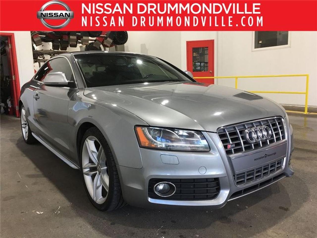 <a href=https://www.autoaubaine.com/Audi-S5-c6969487.html>https://www.autoaubaine.com/Audi-S5-c6969487.html</a>

GARANTIE PROLONGÉE 2ANS/40000KM** INCLUSE *Gps - Navigation - Intérieur en cuir - Toit ouvrant* TOUJOURS PARMI LES MOINS CHERS, RAPPORT QUALITÉ PRIX, NOS INSPECTIONS SONT PARMI LES PLUS RIGOUREUSES DU MARCHÉ (110 POINTS). Cette S5 possède la climatisation deux zones, le régulateur de vitesse, des sièges chauffants, du système multimédia complet et plus!! Ce coupé de luxe saura vous charmer grâce à sa silhouette élégante, son habitacle confortable et sa très bonne tenue de route vous procurant un plaisir de conduire assuré... Qualité + service + prix + transparence = cest chez nous que ça se passe!!! FINANCEMENT DISPONIBLE, 1, 2, 3 IEME CHANCE AU CRÉDIT directement sur place ou par téléphone. Pour évaluer votre échange, pour réserver un véhicule ou pour tous autres renseignements, communiquez avec nous par messagerie texte seulement (EN TOUT TEMPS) au 1 819-201-1904, ou par téléphone, sans frais, au 1-888-401-3801. PASSEZ DÈS AUJOURDHUI EN CONCESSION: NISSAN DRUMMONDVILLE, 1200 BOULEVARD RENÉ-LÉVESQUE DRUMMONDVILLE ! Nous sommes situés entre Montréal et Québec, à seulement 45 minutes de Sherbrooke!!! * Ça vaut le déplacement * Vous servir sera notre priorité, *  MAINTENANT OUVERT LE SAMEDI! APPELEZ NOUS POUR UN RENDEZ-VOUS  * ** kilometrage maximum inscrit a lodometre .