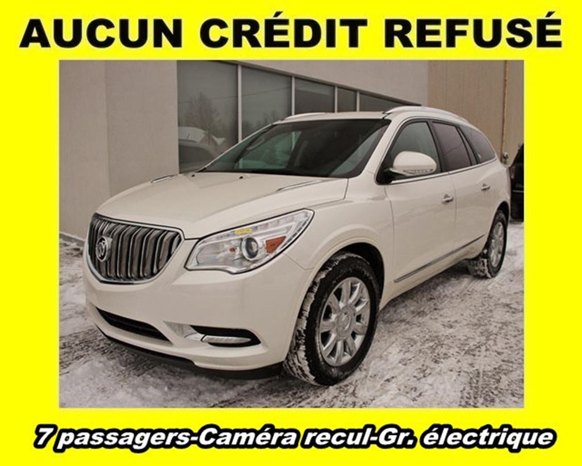 <a href=https://www.stjeromeautodepot.com/occasion/Buick-Enclave-2015.html>https://www.stjeromeautodepot.com/occasion/Buick-Enclave-2015.html</a>

**Rapport dhistorique + dinspection CERTIFIÉ  **Véhicule disponible pour une DURÉE LIMITÉE  **Programme 100% approuvé et 0$ comptant UNIQUE (financement facile et rapide)**APPROBATION en 10 minutes / 250 plans de financement disponibles  **Programme TRANQUILITÉ DESPRIT CERTIFIÉ et remise à neuf offert  **Prêt pour LIVRAISON IMMÉDIATE  **ON REPREND TOUT EN ÉCHANGE : Autos, camions, VTT, motos, motoneiges, bateaux, VR et plus  **Jusquà 35% DE PLUS que la valeur du marché pour votre échange  **LIVRAISON PARTOUT au Québec et au Canada  **Informez-vous! + de 500 AUTRES VÉHICULES et camions doccasion sur place. Plus de 6000 autres disponibles sur demande    **WE SPEAK ENGLISH TOO! SO DONT HESITATE TO CALL US OR TO COME SEE US  **7 passagers  **Intérieur en cuir  **Toit ouvrant  **Caméra de recul  **Connexion Bluetooth / Mains libres  **Jantes aluminium  **Sièges chauffants  **Volant chauffant  **Écran tactile 6 po  **Groupe électrique complet  **Climatiseur  **Régulateur de vitesse  **Télédéverrouillage  **Prises de courant 12V  **Ports USB  **Et beaucoup plus!  **7 passengers  **Leather interior  **Sunroof  **Rear camera  **Bluetooth connection / Hands-free device  **Aluminium Mags  **Heated seats  **Heated steering wheel  **6 inch touch screen  **Power windows  **A/C clean system  **Cruise control  **Remote keyless entry  **12V power outlets  **USB ports  **And much more!    **Certified CarProof report + certified inspection  **Vehicle available for a LIMITED TIME  **EXCLUSIVE 100% approved credit and $0 cash down Program (easy financing)  **BE APPROVED in 10 minutes / 250 financing plans  **Ready for FAST DELIVERY  **WE TAKE ALL TRADE-INS: cars, trucks, ATVS, snowmobiles, motorcycles, boats, RV and more.**Up to 35% MORE for your trade-in  **DELIVERY EVERYWHERE in Quebec and Canada  **Contact us! More than 500 OTHER CARS, SUV and trucks available.    Nos conseillers certifiés et professionnels sauront vous offrir une expérience dachat personnalisée et conviviale pour lachat de votre nouveau véhicule. Certains accessoires additionnels en sus. Bien que nous ayons pris toutes les mesures raisonnables pour nous assurer de la précision des renseignements fournis, nous ne sommes pas responsables de toute erreur ou omission. Veuillez contre-vérifier les renseignements auprès de lun de nos experts. Dans le cas où un véhicule publié contiendrait des renseignements inexacts à cause dune erreur typographique, photographique, sur le prix ou autre, le concessionnaire se réserve le droit de refuser ou dannuler toute demande. Contactez-nous aussi pour en savoir plus sur nos rabais additionnels en concession.    Our certified and professional consultants will offer you a personalized and user-friendly purchasing experience for your new vehicle. Although we have taken all reasonable steps to ensure the accuracy of the information provided, we are not responsible for any errors or omissions. Please check with one of our experts. In the event that a published vehicle contains inaccurate information due to a typographical, photographic, price or other error, the dealer reserves the right to refuse or cancel any request. Contact us to learn more about our additional dealer discounts    Modèle disponible CXL, CX, Leather, Navigation, Groupe remorquege, Hitch, Towing pack