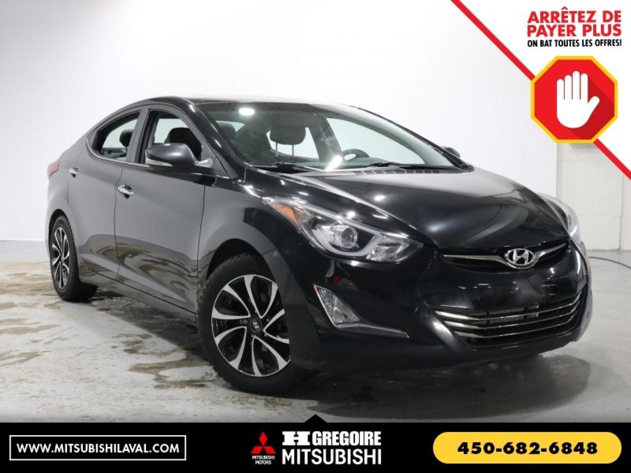 Used 2015 Hyundai Elantra LTD GPS SUNROOF for sale in St-Léonard, QC