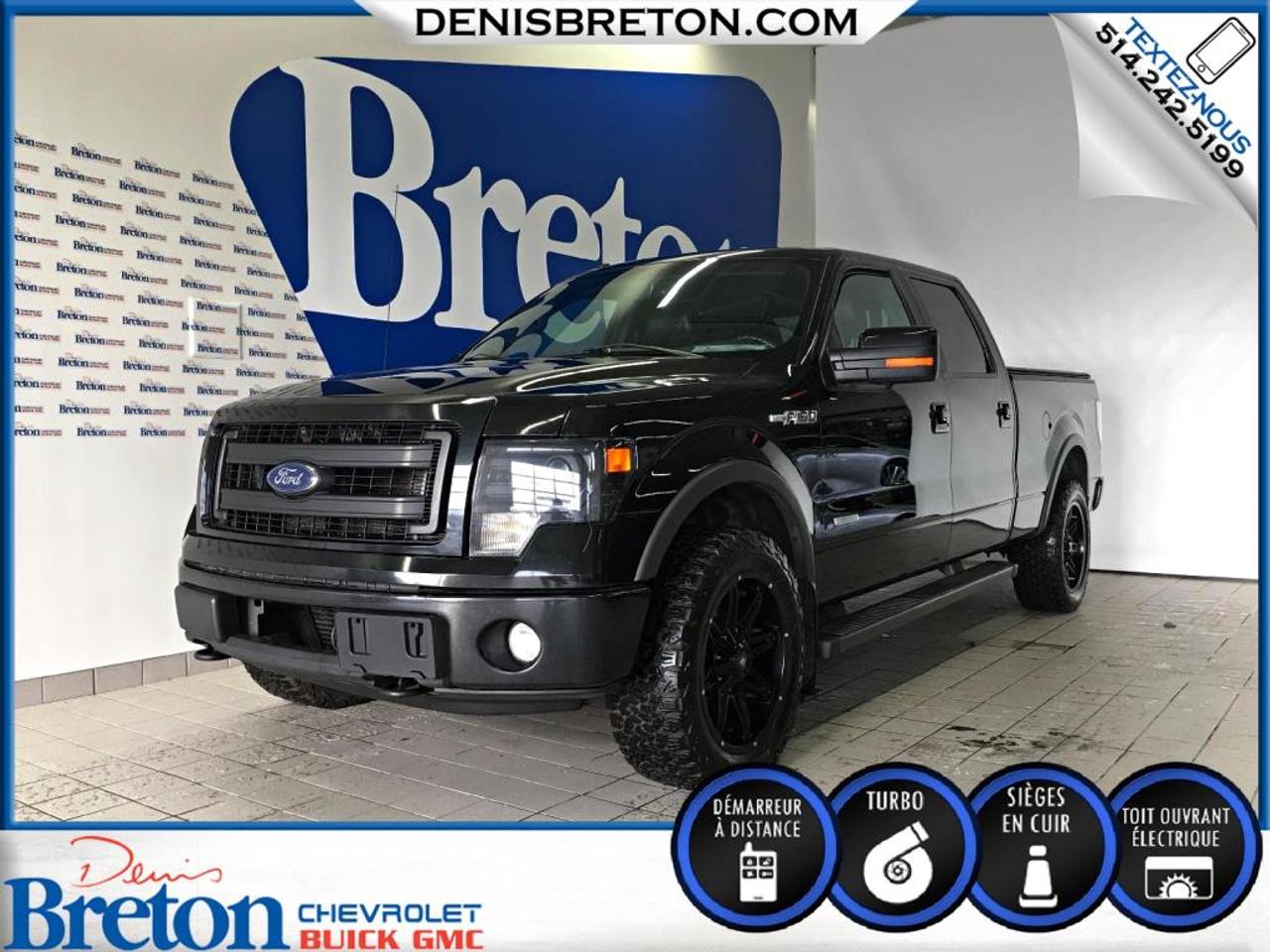<a href=https://www.denisbreton.com/occasion/Ford-F150-2013.html>https://www.denisbreton.com/occasion/Ford-F150-2013.html</a>

FORD F150 FX4 ECOBOOST 2013! | MAGS 20 LT285/55R20 B.F. TA K02 HOMOLOGUÉ 4 SAISONS! TOUT ÉQUIPÉ! CUIR - TOIT OUVRANT - BANCS CHAUFFANTS ET VENTILÉS - BANCS MÉMOIRE - PÉDALES AJUSTABLE - CLIMATISATION DEUX ZONES - CAMÉRA ET CAPTEURS DE RECUL - DÉMARREUR À DISTANCE - COUVRE CAISSE - SYTÈME DE SON SONY AVEC SUBWOOFER - ÉCRAN TACTILE - VITRE ARRIÈRE COULISSANTE ET PLUS ENCORE! 


***SERVICE DIMMATRICULATION SUR PLACE!***CARPROOF INCLUS AVEC TOUT NOS VÉHICULES!***POSSIBILITÉ DAJOUTÉ UNE GARANTIE PROLONGÉ***FINANCEMENT À PARTIR DE 0.9% ET JUSQUÀ 84 MOIS SUR MODÈLES SÉLECTIONNÉS***100% APPROUVÉ*** 1ière, 2ième ET 3ième CHANCE AU CRÉDIT!***LE MEILLEUR PRIX POUR VOTRE ÉCHANGE!***PRIVILÈGE DÉCHANGE 30 JOURS ET/OU 2500 KM***RABAIS ÉTUDIANT DE 500$***

***ACHETEZ EN TOUTE CONFIANCE CHEZ Denis Breton Chevrolet Buick GMC de St-Eustache qui vous offre un vaste inventaire de véhicules certifiés, inspectés rigoureusement en 150 points et remis à neuf selon les normes GM! Après plus de 20 ans, nous sommes LA RÉFÉRENCE! Situé à MI-CHEMIN entre Saint-Jérôme et Laval! 15 min au nord de Montréal! Venez nous rencontrer sur place, il nous fera plaisir de vous servir!!! Contactez nous au 1-866-981-2564

VISITEZ-NOUS SUR FACEBOOK! https://www.facebook.com/denisbretonchevroletbuickgmc/


***FINANCING FROM 0.9% AND UP TO 84 MONTHS ON SELECTED VEHICULES***100% APPROVED***1ST, 2ND AND 3RD CHANCE AT CREDIT!***BEST PRICE FOR YOUR EXHANGE!***30 DAYS OR 2500KM TRADE PRIVILEGE!***500$ STUDENT DISCOUNT!!!

***BUY WITH CONFIDENCE At Denis Breton Chevrolet Buick GMC in St-Eustache which offers a large inventory of certified vehicles rigorously inspected on 150 points and refurbished according to the GM standards! After more than 20 years, we are THE REFERENCE! Located BETWEEN Saint-Jerome and Laval! 15 min north of Montreal! Visit us on site, well be happy to serve you!
Contact us at 1-866-981-2564

VISIT US ON FACEBOOK!
https://www.facebook.com/denisbretonchevroletbuickgmc/