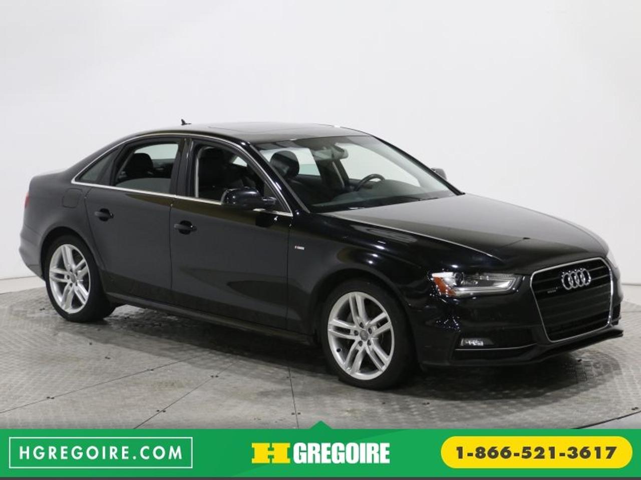 <a href=https://www.autoaubaine.com/Audi-A4-c6977858.html>https://www.autoaubaine.com/Audi-A4-c6977858.html</a>

Audi A4 Technik Plus Quattro Cuir Toit Mags Cam De Recule 2015

Toit ouvrant, Freins ABS, Lecteur MP3, Miroirs chauffants, Volant ajustable, Radio satellite, Ordinateur de bord, Volant gain de cuir, Antipatinage, Phares antibrouillards, Climatisation

ECONOMISER 20 005$! JAMAIS ACCIDENTÉ, Camera de recul, Ensemble audio premium, Systeme de navigation, Bluetooth, Aucun frais caché, Taux dintérêt imbattable! Ouvert 7 jours. Inspection en plus de 125 points et rigoureux processus de remise à neuf. Satisfaction garantie de 3 jours ou argent remis et privilège déchange 30 jours. Obtenez le meilleur taux de financement et même une 2e ou 3e chance au crédit. Pour plus dinformation sur cette voiture et pour obtenir le rapport dhistorique CarProof gratuitement, visitez https://www.hgregoire.com/fr-stk/918229. *Prix du manufacturier neuf (48 500$)