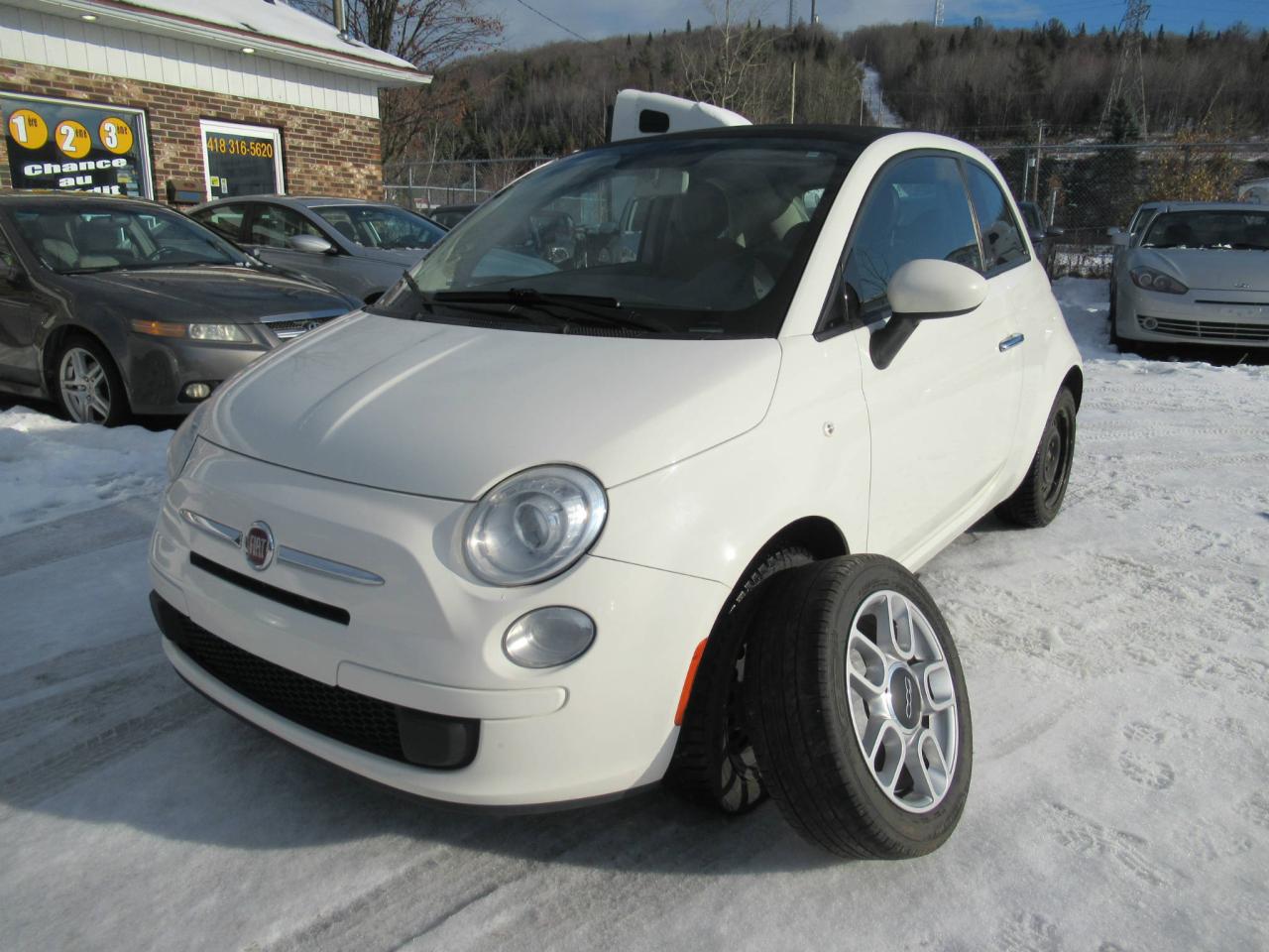 Used 2012 Fiat 500C Pop Décapotable Tout Équipé for sale in Québec, QC