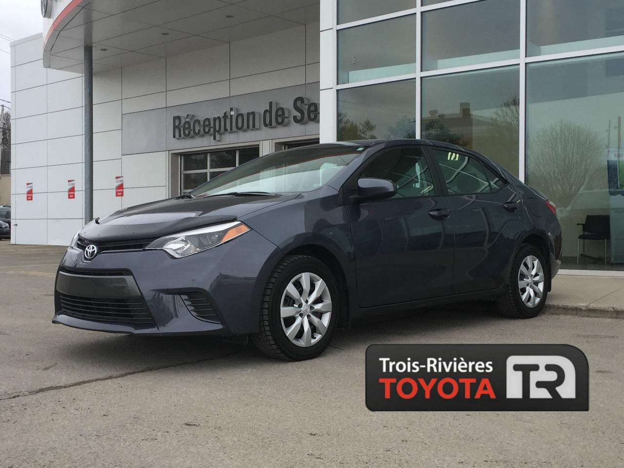<a href=https://www.trtoyota.ca/occasion/Toyota-Corolla-2015.html>https://www.trtoyota.ca/occasion/Toyota-Corolla-2015.html</a>

** CERTIFIÉ ** TOYOTA COROLLA LE 2015, MOTEUR DE 1.8 LITRES ET 4 CYLINDRES, TRANSMISSION AUTOMATIQUE, AIR CLIMATISÉ, CAMÉRA DE RECUL, GROUPE ÉLECTRIQUE, RÉGULATEUR DE VITESSE, SIÈGES AVANT CHAUFFANTS, MIROIRS CHAUFFANTS ET ÉLECTRIQUES... Vous êtes à la recherche dun véhicule fiable et économique? Cette Corolla 2015 est faites pour vous. Venez rencontrer nos experts afin de faire l essai routier d un de nos véhicules dès aujourdhui. Obtenez le rapport dhistorique Carproof sur demande. Chez Trois-Rivieres Toyota, vous bénéficiez d un vaste choix de véhicules d occasion de toutes marques tel que Honda, Nissan, Hyundai, Ford, Mazda, Mitsubishi, Kia et plus encore! Le plus grand concessionnaire Toyota de la région de la Mauricie et Centre-du-Québec ! Situé entre Québec et Montréal, Trois-Rivières Toyota vous offre la première, deuxième et troisième chance au crédit. Visitez notre site web pour voir notre inventaire de voitures d occasion : www.trtoyota.ca.
*
*Taxes en sus et des frais dadministration de 275 $ peuvent sappliquer*