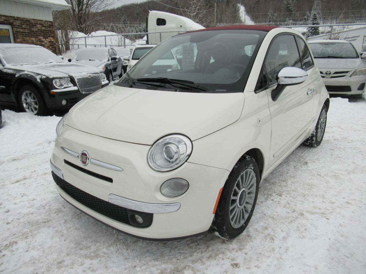 Used 2013 Fiat 500C Lounge Décapotable for sale in Québec, QC