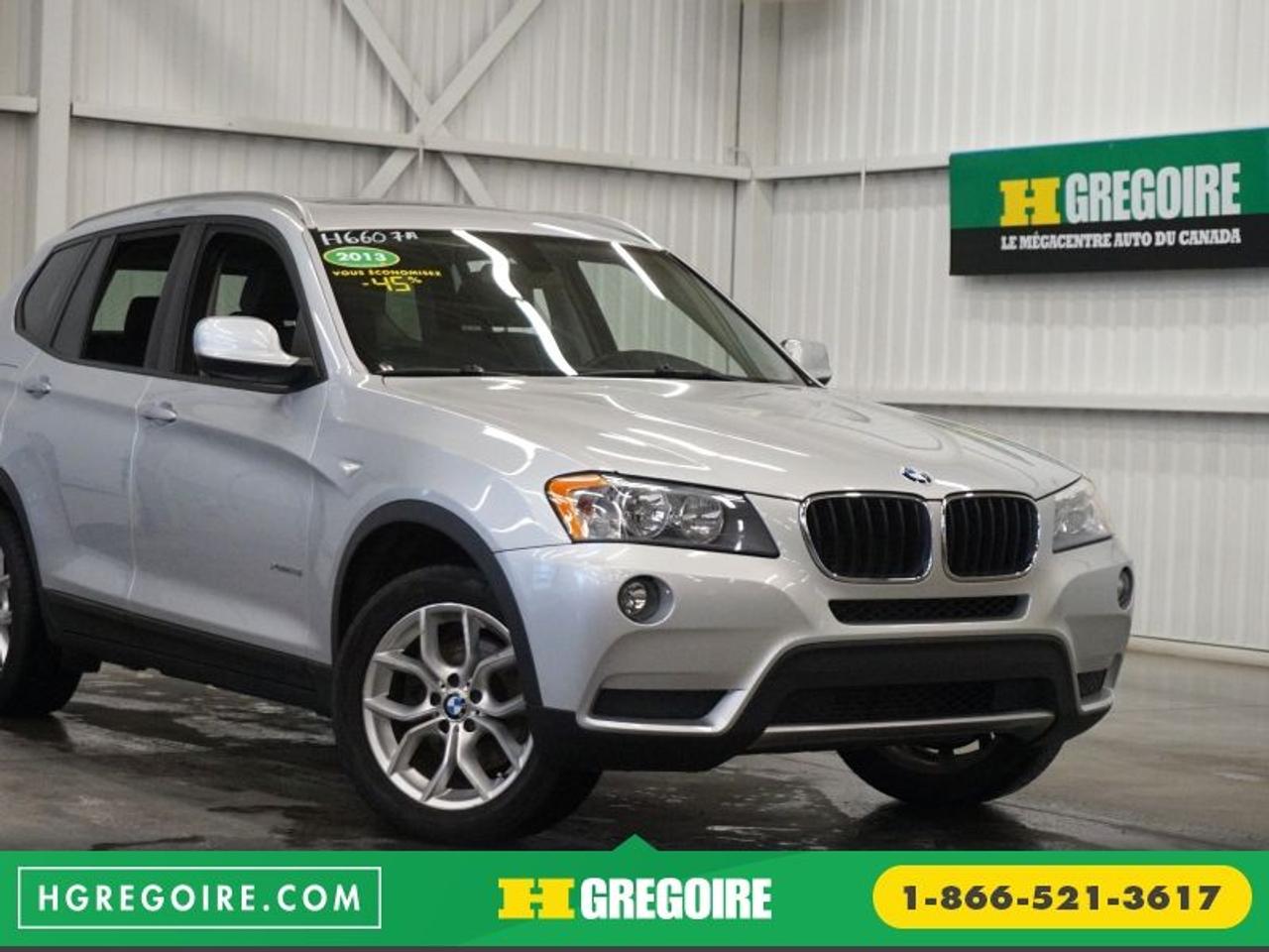 <a href=https://www.autoaubaine.com/BMW-X3-c7004769.html>https://www.autoaubaine.com/BMW-X3-c7004769.html</a>

BMW X3 28i (cuir-Toit Pano) 2013

Toit ouvrant, Freins ABS, Volant ajustable, Aileron, Toit panoramique, Antipatinage, Phares antibrouillards, Climatisation

ECONOMISER 18 955$! BAS KILOMÉTRAGE, Bluetooth, Aucun frais caché, Taux dintérêt imbattable! Ouvert 7 jours. Inspection en plus de 125 points et rigoureux processus de remise à neuf. Satisfaction garantie de 3 jours ou argent remis et privilège déchange 30 jours. Obtenez le meilleur taux de financement et même une 2e ou 3e chance au crédit. Pour plus dinformation sur cette voiture et pour obtenir le rapport dhistorique CarProof gratuitement, visitez https://www.hgregoire.com/fr-stk/H6607A. *Prix du manufacturier neuf (42 450$)