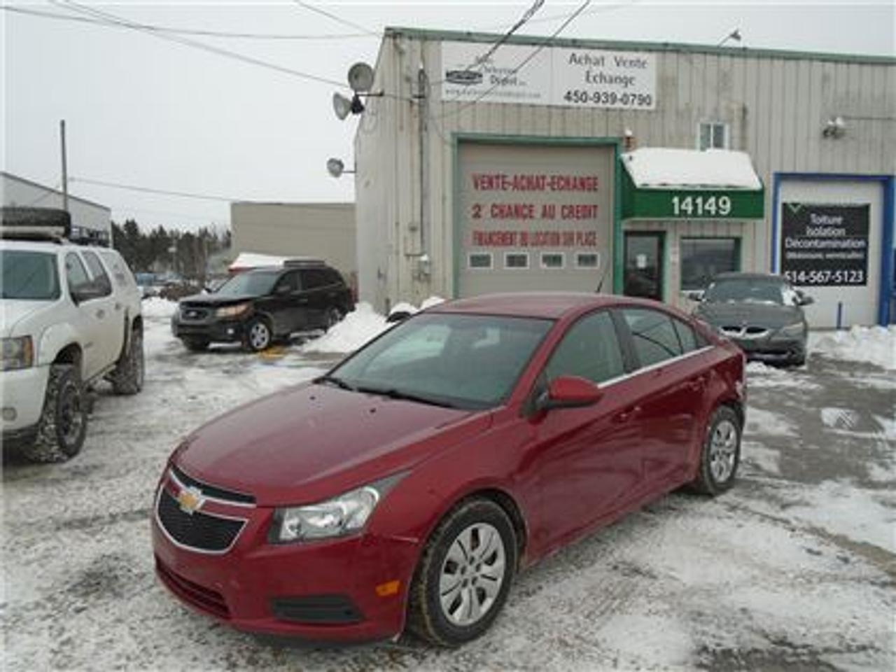 <a href=https://www.autoaubaine.com/Chevrolet-Cruze-c6981865.html>https://www.autoaubaine.com/Chevrolet-Cruze-c6981865.html</a>

FINANCEMENT DISPONIBLE** Tous nos véhicules sont inspectés et reconditionnés avant livraison. NOUS OFFRONS LES MEILLEURS PRIX DU MARCHÉ grâce à notre formule pré-encan. Plus de 100 véhicules différents en transit chaque semaine, faite vite sinon vous devrez lacheter plus cher ailleurs ! Nous somme lalternative au concessionnaire, nous offrons tous les avantages à une fraction du prix : CarProof, inspection mécanique, centre desthétique et LES MEILLEURS TAUX SUR LE MARCHÉ !! Financement et crédit spécialisé sur place (1ère, 2e, 3e et 4e chance au crédit). Tous les véhicules admissible sont garantie 1 an/20,000 km*. Ouvert 6 jours/semaines. Visitez www.autoselectiondepot.com  Nous avons un vaste choix de véhicules doccasion, nous somme LE spécialiste du camion, VUS, voitures exotiques, haute gamme et de tous genre sur la Rive-Nord dans les Laurentides. Nous sommes situés à Mirabel, Saint-Janvier, à seulement 10 minutes de Laval, Saint-Sauveur, Sainte-Anne-des-Plaines, LÉpiphanie, Sainte-Marthe-sur-le-lac, Saint-Eustache, Boisbriand, Sainte-Thérèse, Blainville, Lorraine, Saint-Placide, Saint-Esprit, Saint-Lin Laurentides, Sainte-Sophie, Saint-Jérôme, Saint-Colomban, Lachute, Saint-André-dArgenteuil, Sainte-Julienne, Saint-Calixte, Prévost, Mille-Isles, Gore, Brownsburg, Saint-Hippolyte, Saint-Sauveur, Saint-Adèle, Mascouche, Terrebonne, Lachenaie, Repentigny et 20 minutes Montréal.