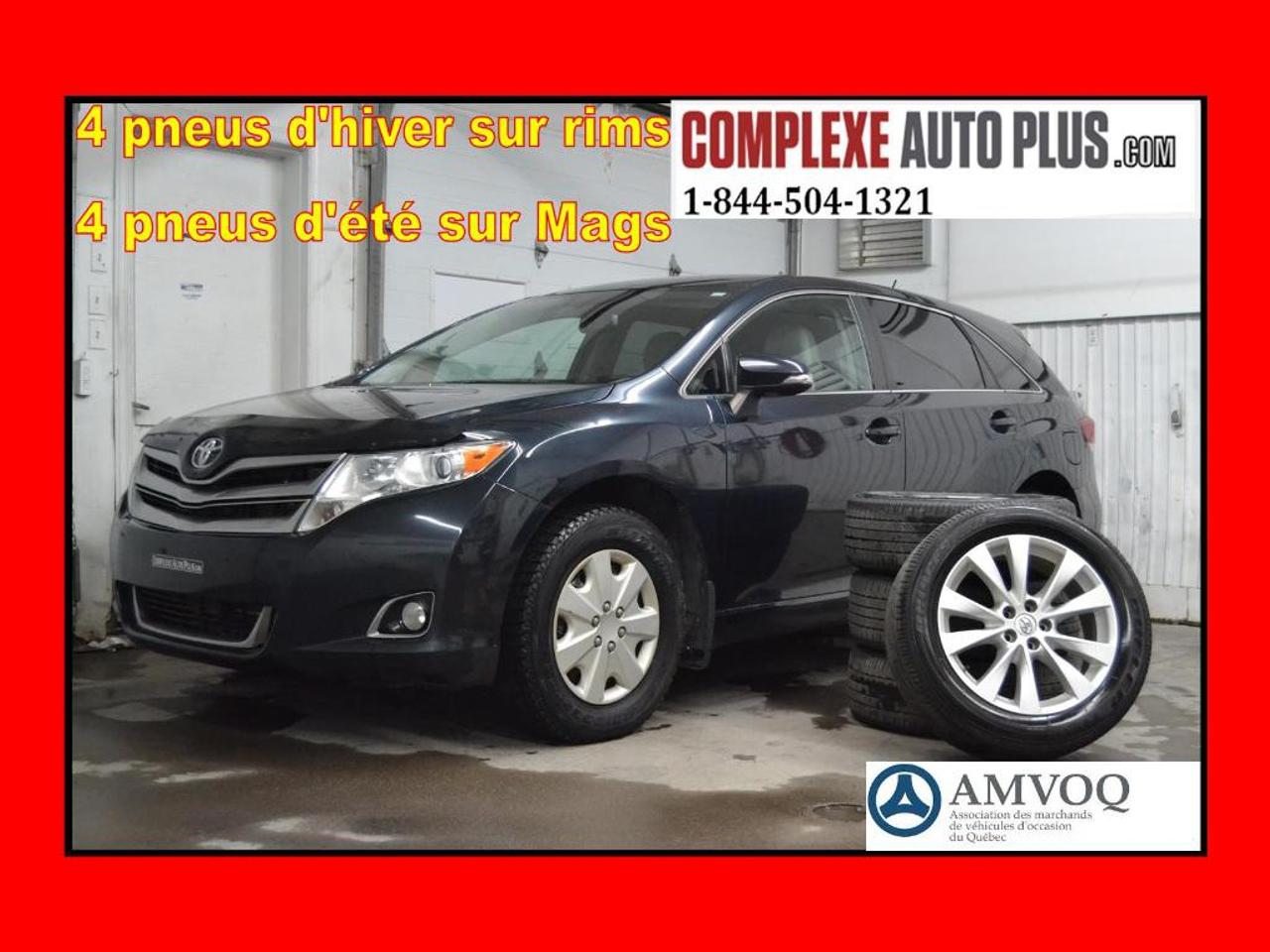 <a href=https://www.autoaubaine.com/Toyota-Venza-c7002137.html>https://www.autoaubaine.com/Toyota-Venza-c7002137.html</a>

English bellow. Jamais accidenté. Ultra propre, absolument impeccable! Seulement 62 000 km Certifié! Un seul propriétaire. Véhicule inspecté et Garanti. 1 250$ doptions additionnels dinclus dans le prix: 4 pneus dhiver sur rims, 4 pneus dété sur Mags, Déflecteur de capot! Plan sécuritaire inclus dans le prix! Promotion spéciale: Financement 77$/sem. Tout inclus. 0$ comptant!  GARANTIE jusquau 3 mai 2019 ou 120 000 KM inclus dans les versements! Terme 72 mois à 4,99%. Autres équipements importants: Radio Satellite XM, Miroirs chauffants,   Vitres teintées, Phares antibrouillards, Bluetooth, Prise USB,  Sièges électriques, Commandes au volant, Contrôle de stabilité et danti patinage, Régulateur de vitesse, Groupe électrique, Air climatisé automatique multi zone, Toute équipé! Rapport historique CarProof gratuit en main, Kilométrage vérifié et certifié, inspection sécuritaire mécanique fait, Réparation mécanique fait, Changement dhuile fait, Condition esthétique optimale, Garantie supplémentaire disponible! Appelez ou Textez au 1-844-504-1321. Véhicule sécuritaire vendu en toute transparence, vous procurant une tranquillité desprit. Nous sommes spécialisés pour le financement en 1ère 2ième 3ième chance au crédit. Frais de documents et frais de gestion de financement 199$, forfait esthétique 150$ inclus dans les versements, doit être ajouté au prix affiché. Le prix du véhicule est avant taxes. Les versements incluent les taxes. Détails et conditions en succursale. Site Complexe Auto Plus : WWW.COMPLEXEAUTOPLUS.COM\n\n



ENGLISH VERSION:\n\n

Never damaged.  Ultra clean, absolutely impeccable! Only 62 000 km Certified! Only one owner. Comes with Inspection and Warranty. $1,250 additional equipment included in the price: 4 winter tires on rims, 4 summer tires on Mags, Hood deflector! Safety plan included in the price! Special promotion: Financing $77/week all included $0 down payment WARRANTY until 2019 May 3rd or 120 000 KM included in the payments! Term 72  months to 4.99%. Other important equipment:  XM satellite radio, Heated mirrors, Tinted windows, Fog lights, Bluetooth, USB plug,  Electric seats, Control on steering wheel, Stability and traction control system, Cruise control, Power group, Automatic dual zone air conditioning, Full equipped!  Free CarProof history, Verified and certified mileage, Safety mechanical inspection is done, Mechanical repairs done, Oil change is done, Optimal aesthetic condition, Additional warranty available! Call us or Text us at 1-844-504-1321. Safety vehicle sold in all transparency, giving you peace of mind. We are specialize in 1, 2, 3 chance financing. Documents fees and financing management fees  199$, esthetic  package 150$ included in the  payments, must be added to the price shown. Taxes must be added to the price of the vehicle shown. Payments include taxes. Details and conditions in store. Complexe Auto Plus Website: WWW.COMPLEXEAUTOPLUS.COM